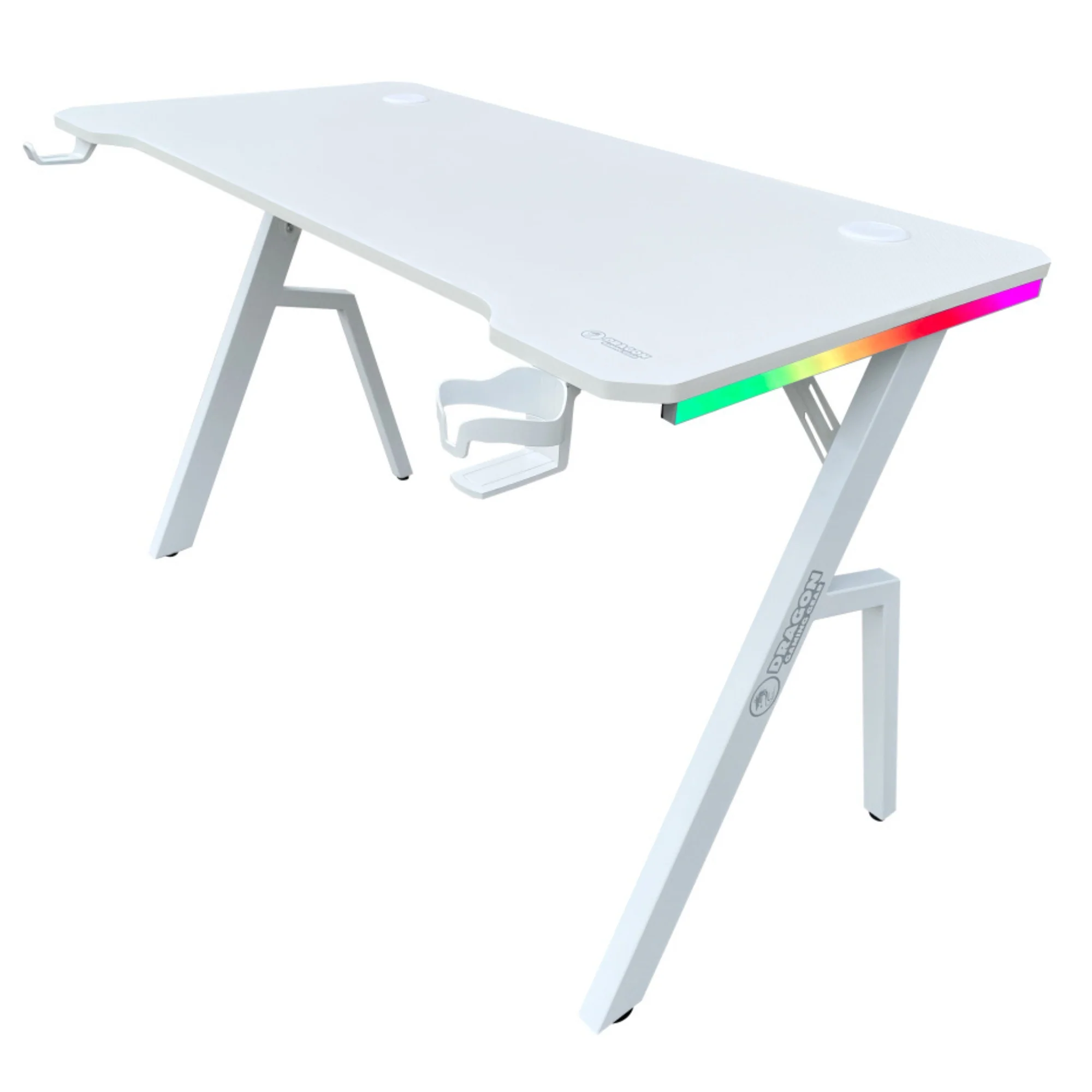שולחן גיימינג תאורת Rgb אורך 120 ס"מ דגם Tr - Dragon - Image 12