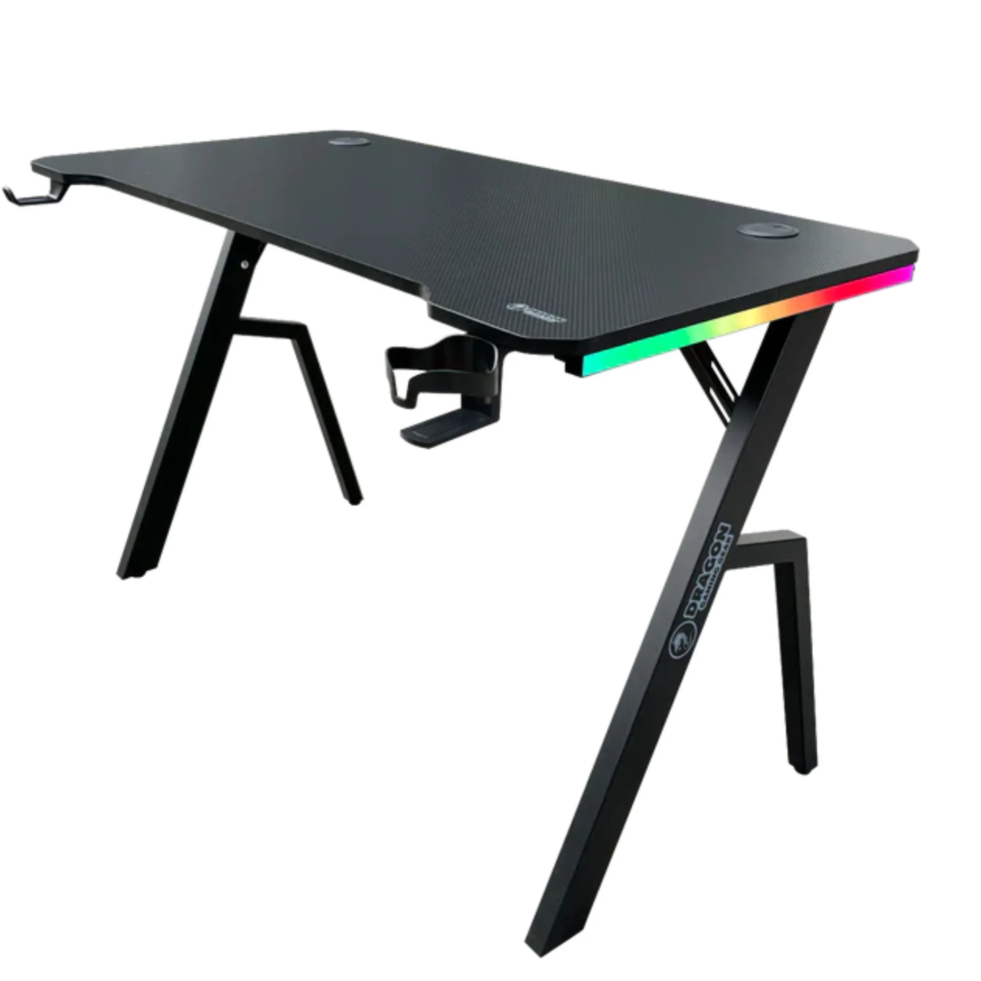 שולחן גיימינג תאורת Rgb אורך 120 ס"מ דגם Tr - Dragon - Image 15