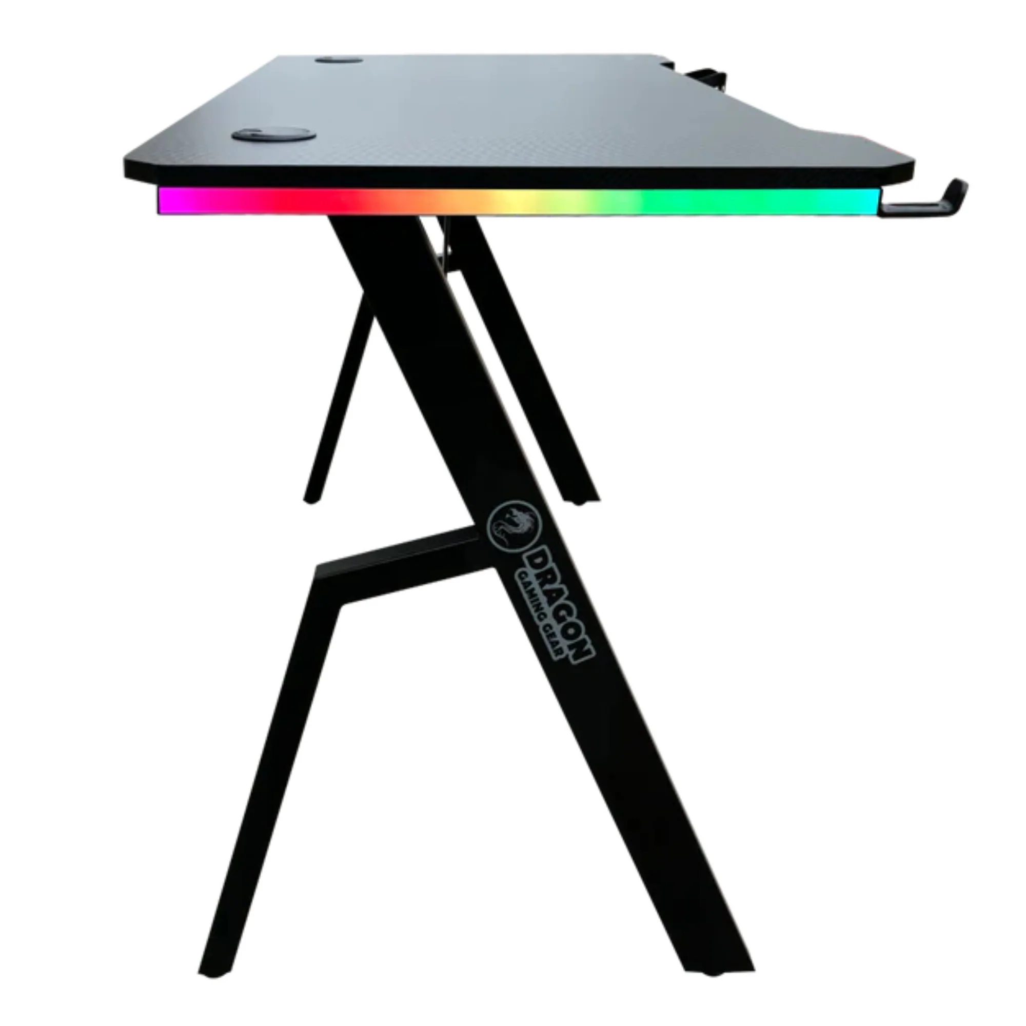 שולחן גיימינג תאורת Rgb אורך 120 ס"מ דגם Tr - Dragon - Image 17