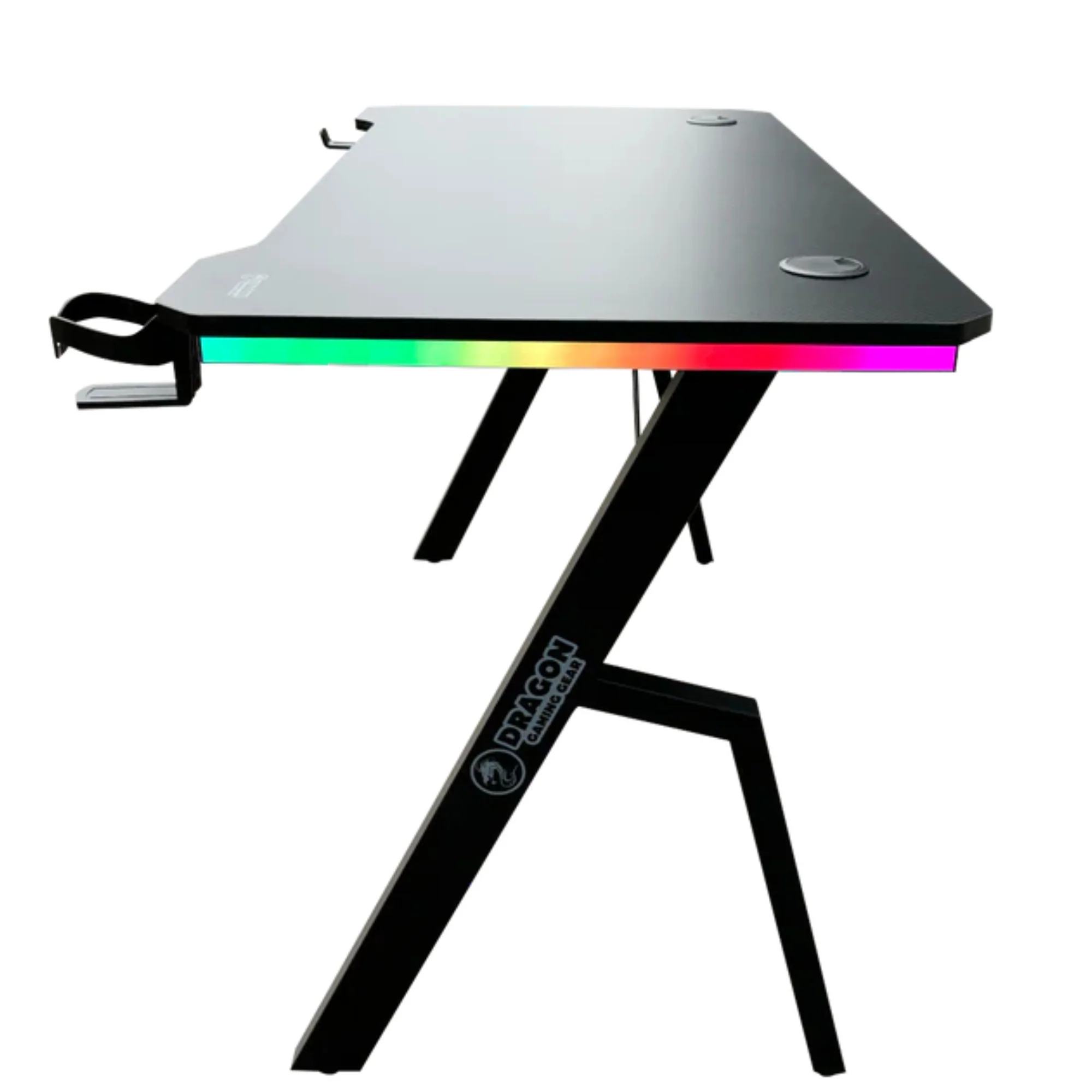 שולחן גיימינג תאורת Rgb אורך 120 ס"מ דגם Tr - Dragon - Image 20