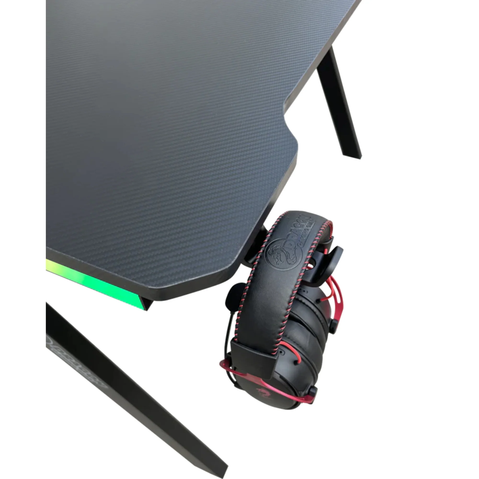 שולחן גיימינג תאורת Rgb אורך 120 ס"מ דגם Tr - Dragon - Image 22