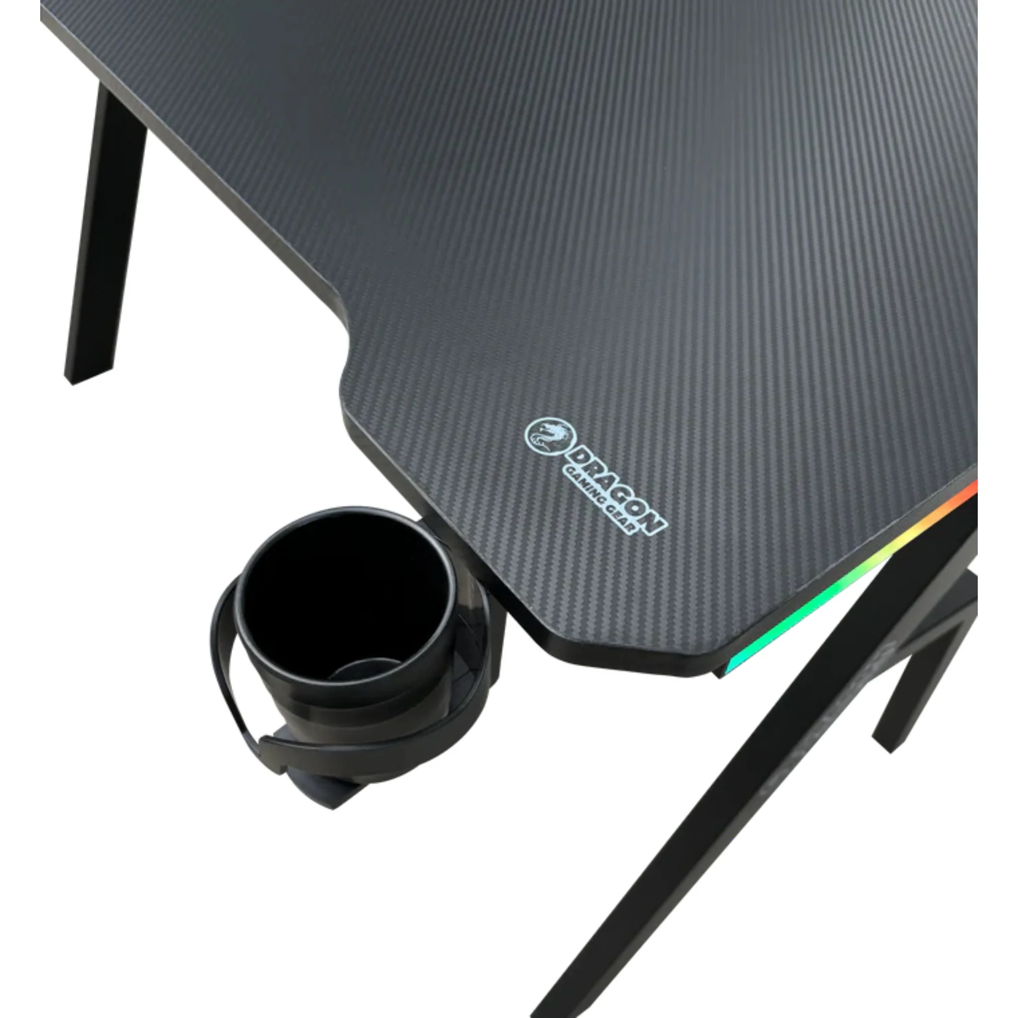 שולחן גיימינג תאורת Rgb אורך 120 ס"מ דגם Tr - Dragon - Image 23
