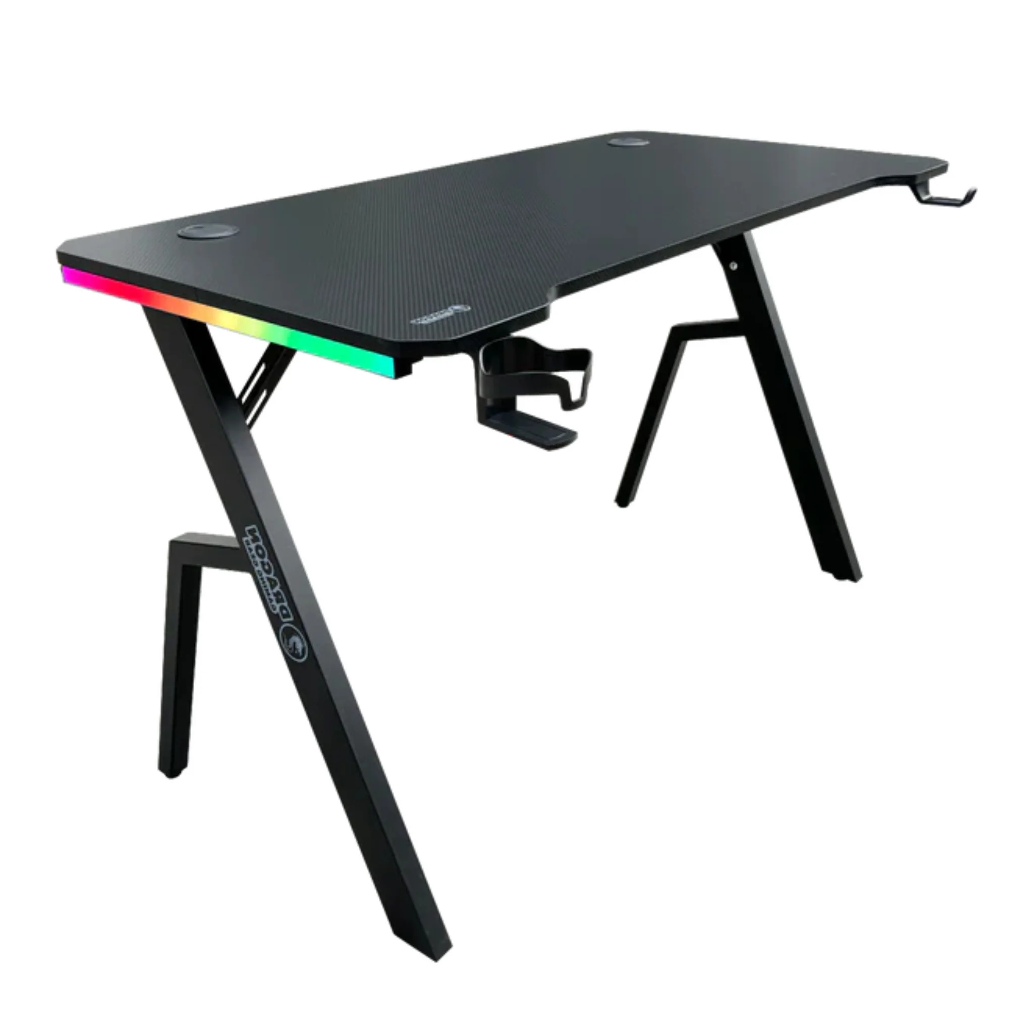 שולחן גיימינג תאורת Rgb אורך 120 ס"מ דגם Tr - Dragon - Image 24