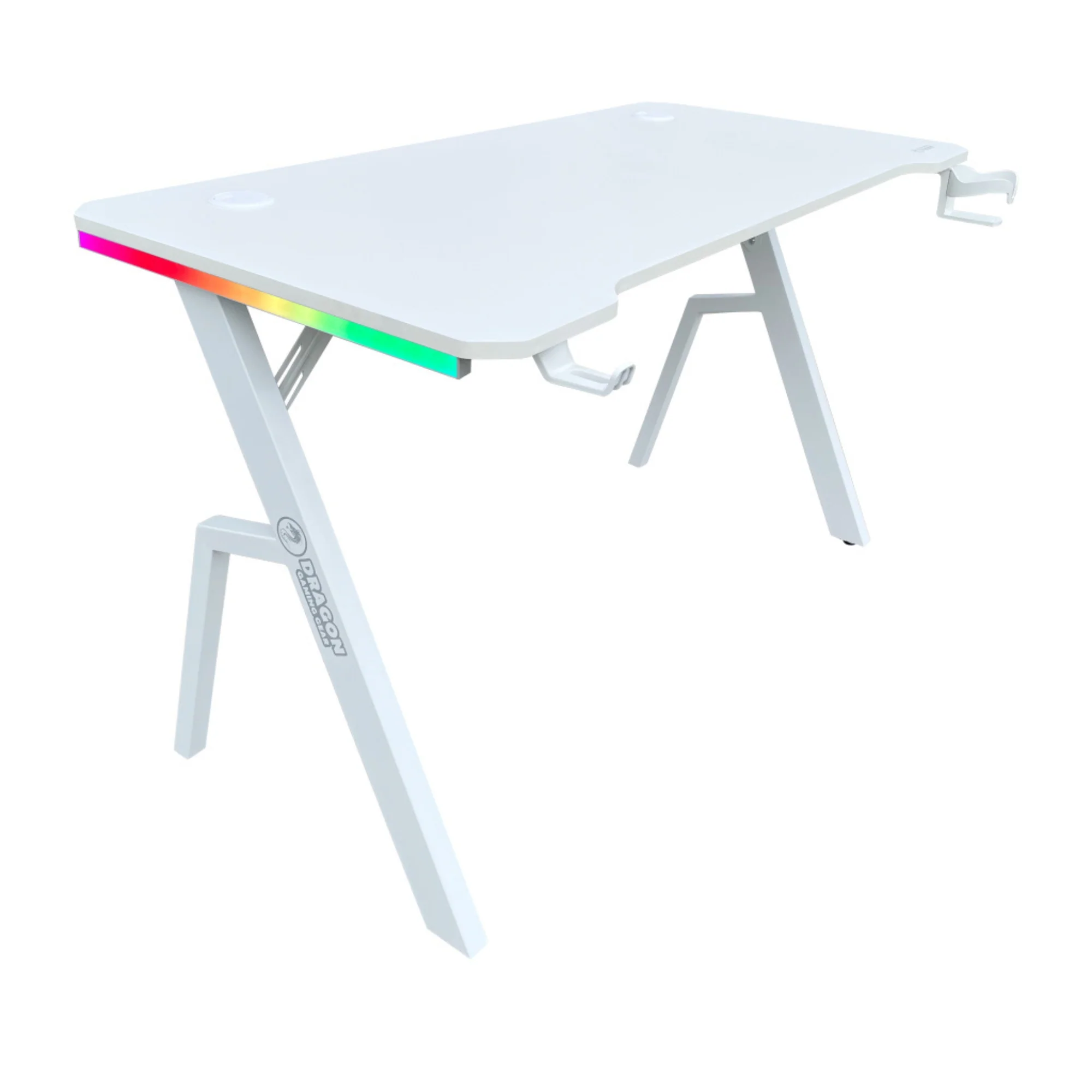 שולחן גיימינג תאורת Rgb אורך 120 ס"מ דגם Tr - Dragon - Image 7