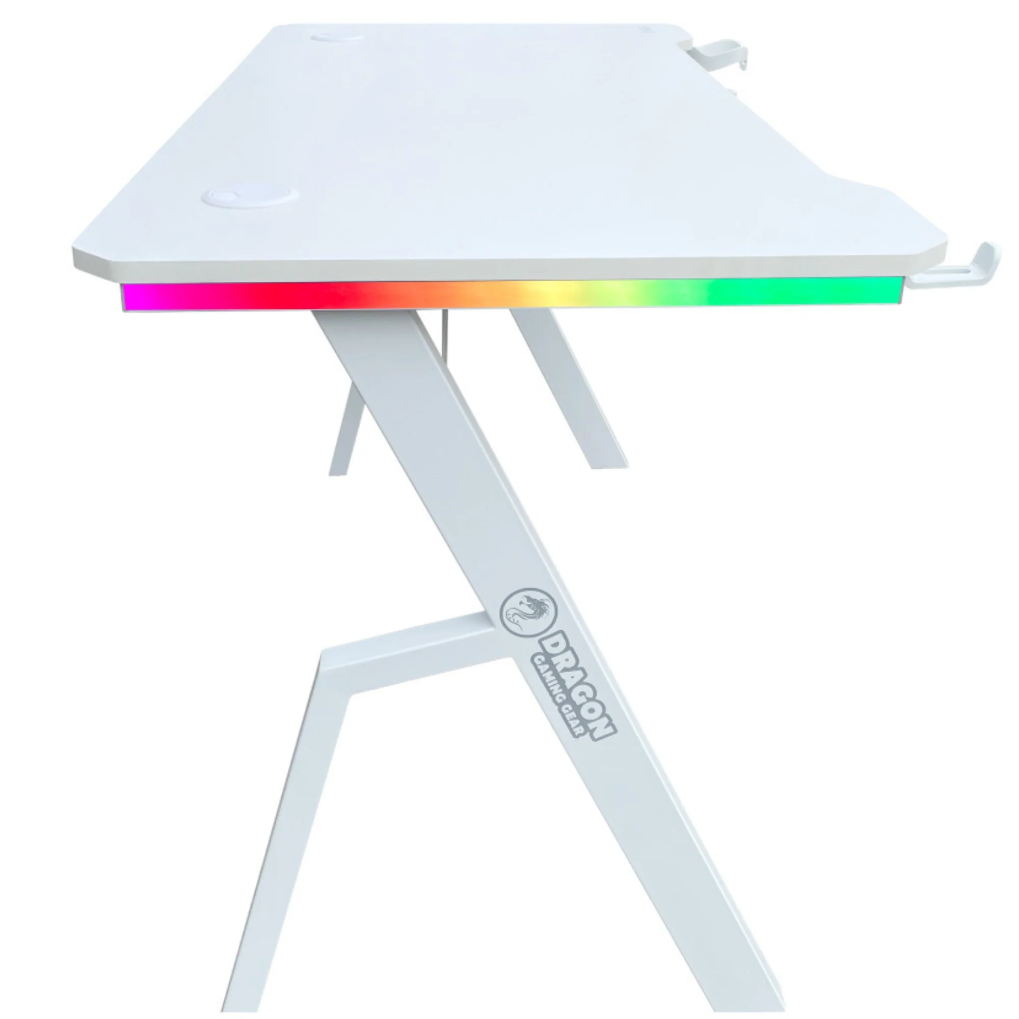 שולחן גיימינג תאורת Rgb אורך 120 ס"מ דגם Tr - Dragon - Image 8