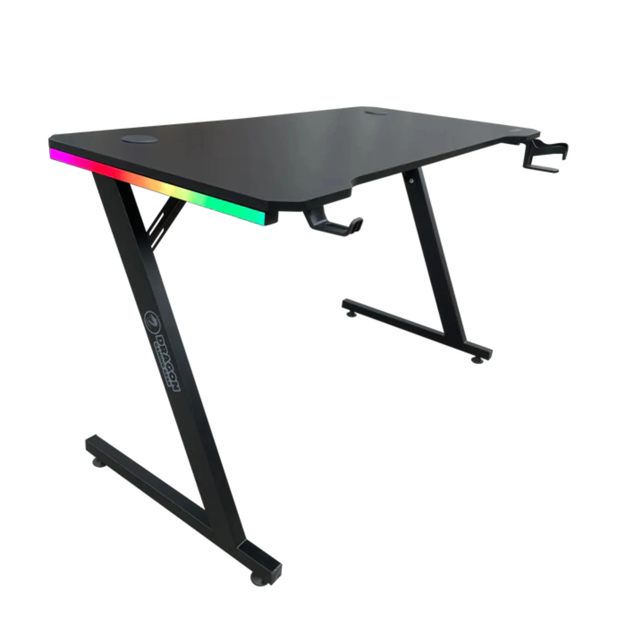 שולחן גיימינג תאורת Rgb אורך 120 ס"מ דגם Tz - Dragon - Image 12