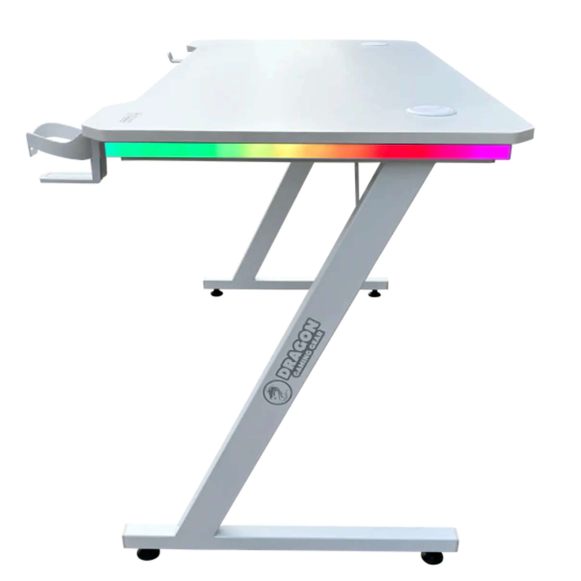 שולחן גיימינג תאורת Rgb אורך 120 ס"מ דגם Tz - Dragon - Image 18
