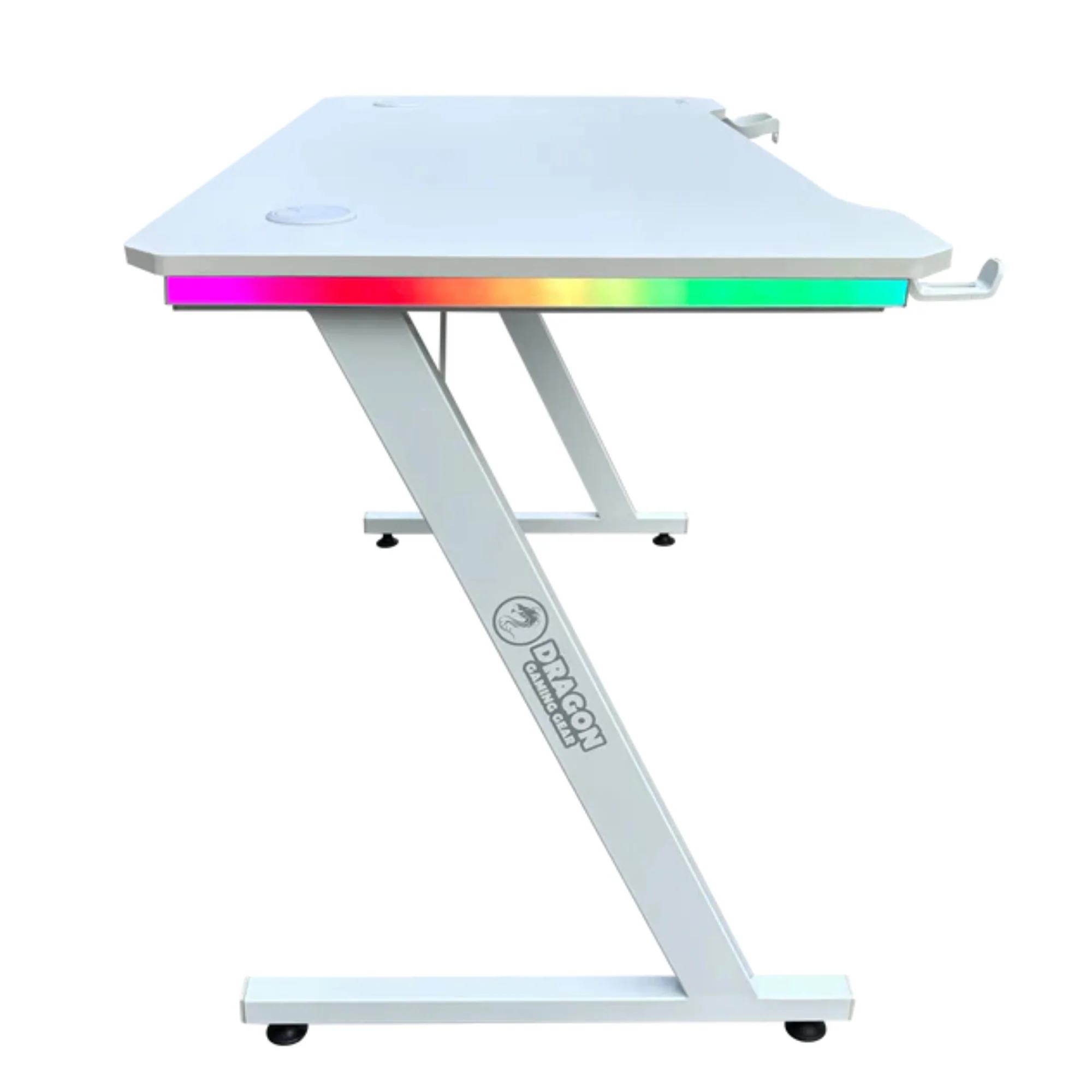 שולחן גיימינג תאורת Rgb אורך 120 ס"מ דגם Tz - Dragon - Image 23