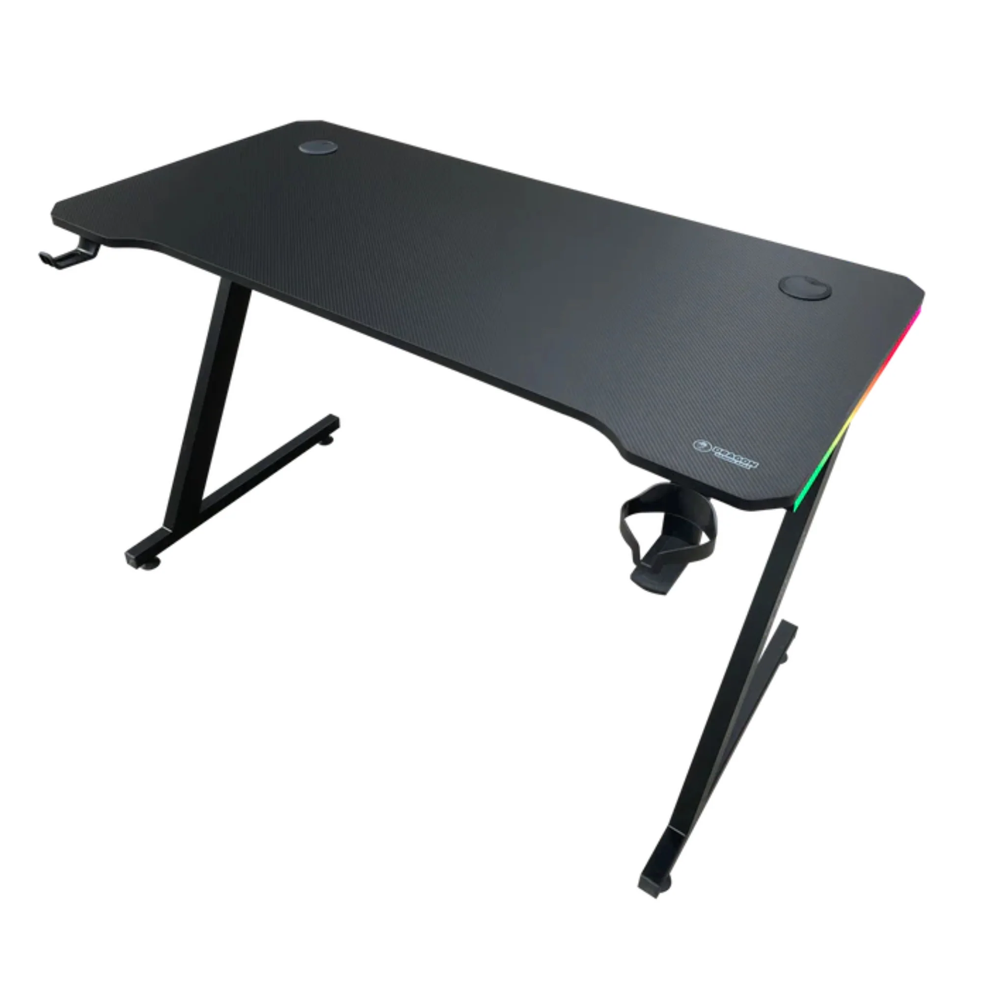 שולחן גיימינג תאורת Rgb אורך 120 ס"מ דגם Tz - Dragon - Image 4