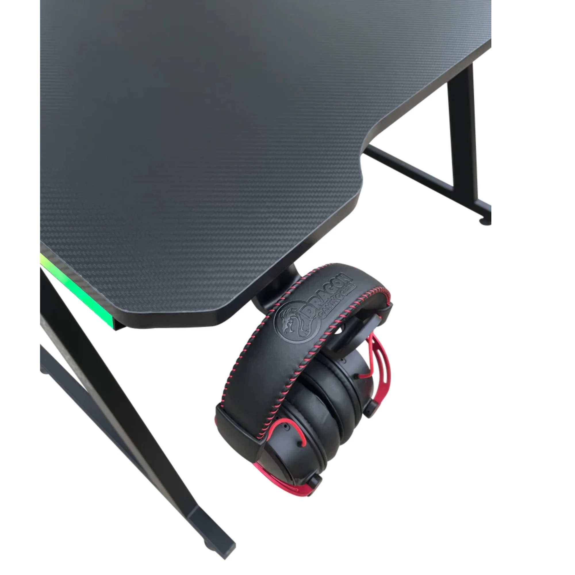 שולחן גיימינג תאורת Rgb אורך 120 ס"מ דגם Tz - Dragon - Image 7