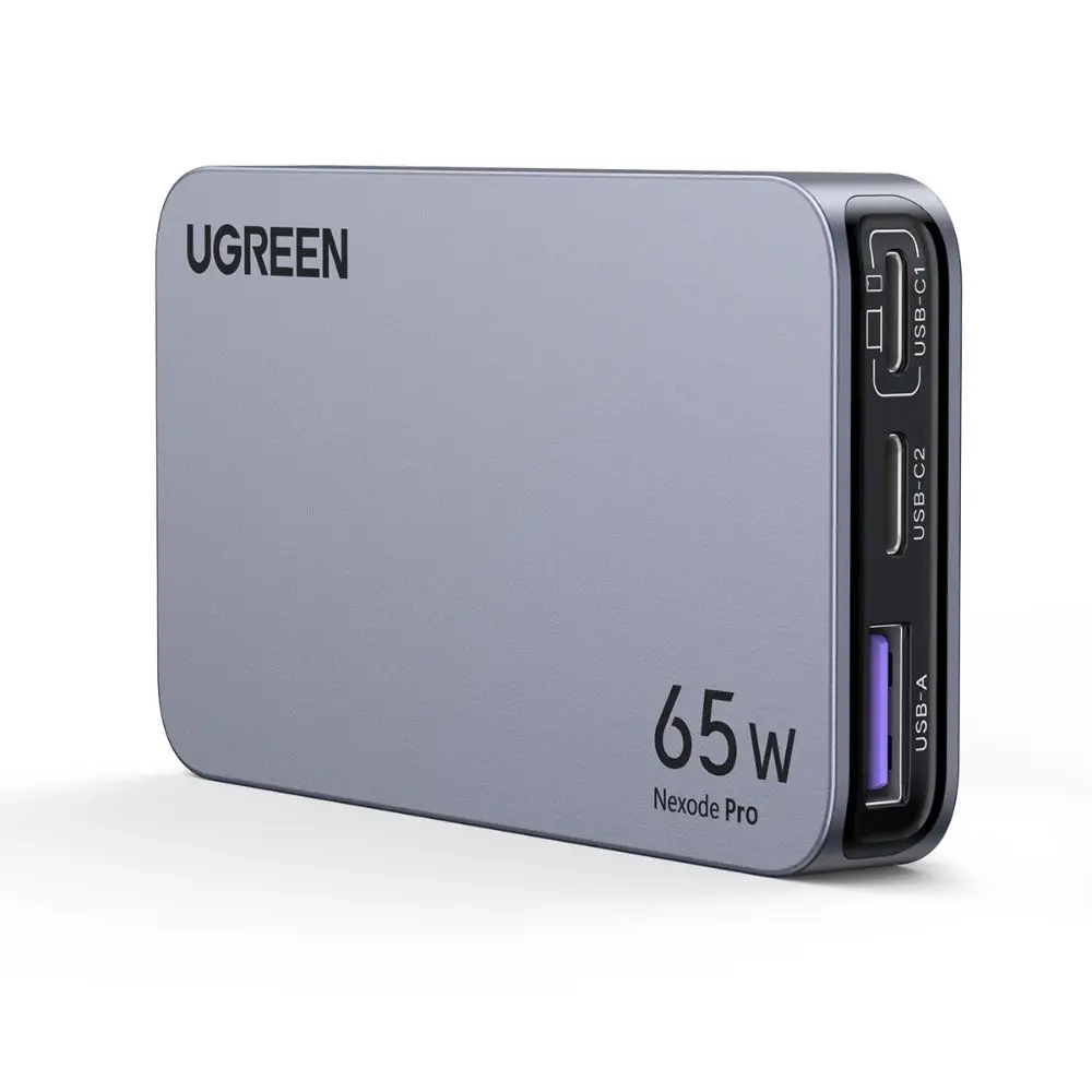 מטען מהיר אוניברסלי UGREEN Nexode Pro 65W 3-Port GaN Ultra-Slim - Image 2