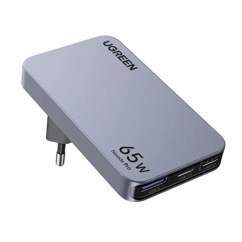מטען מהיר אוניברסלי UGREEN Nexode Pro 65W 3-Port GaN Ultra-Slim - Image 3