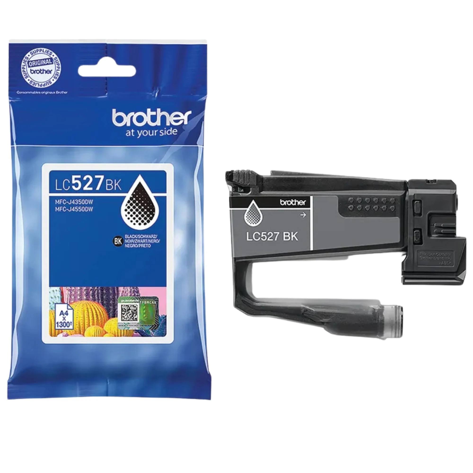 ראש דיו שחור מקורי Brother LC-527BK - Image 2