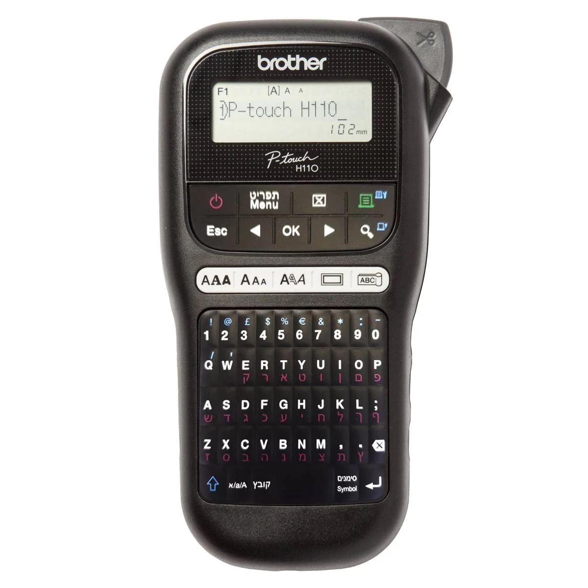 מדפסת מדבקות ידנית BROTHER PT-H110