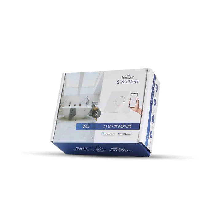 מתג חכם טיימר לדוד + WIFI - Image 3