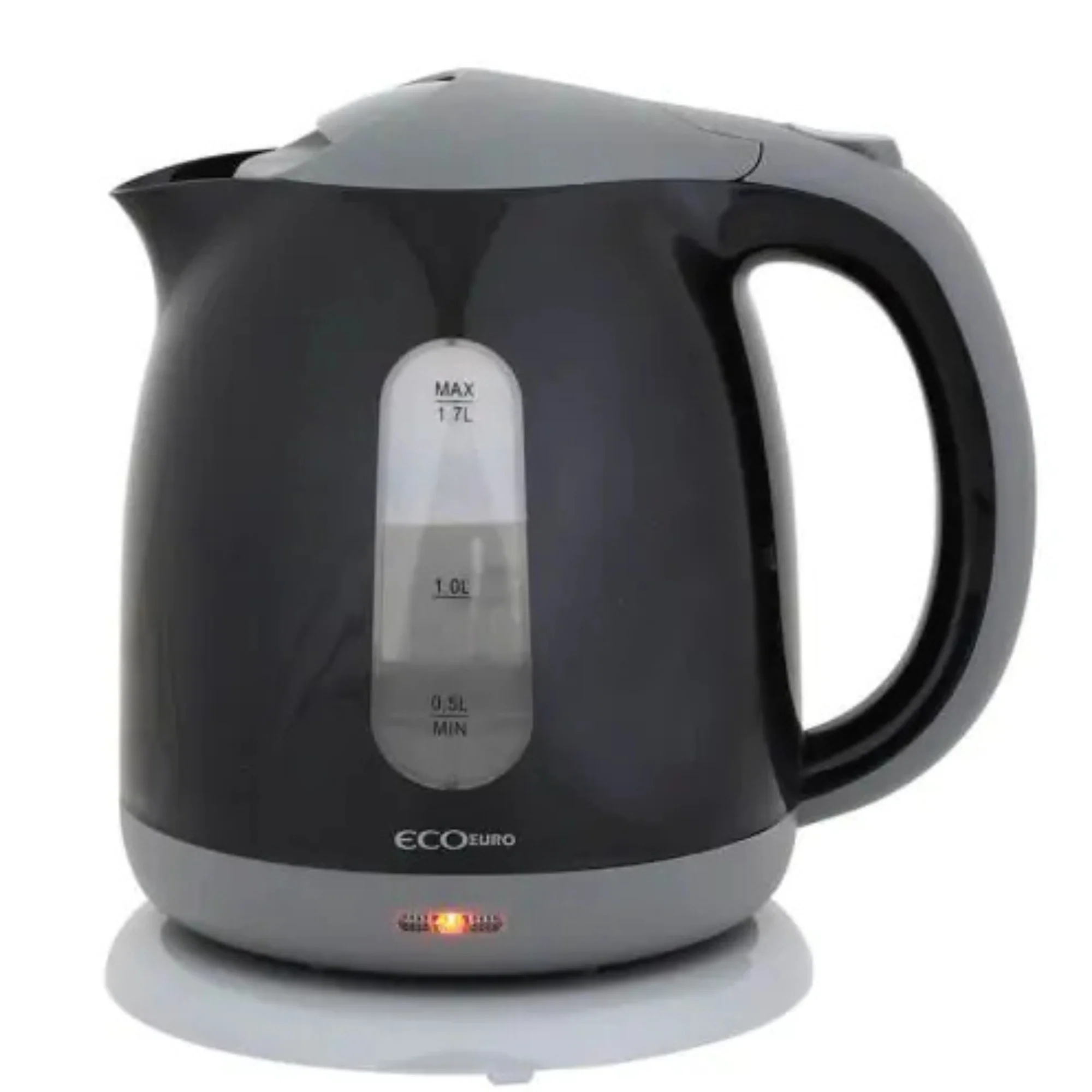 קומקום חשמלי שחור 1.7 ליטר Eco Euro