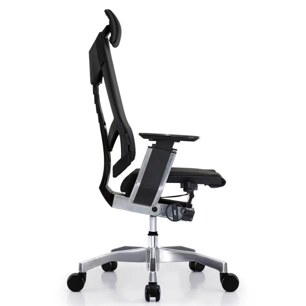 כיסא ארגונומי רשת Comfort UK Genidia שחור - Image 2