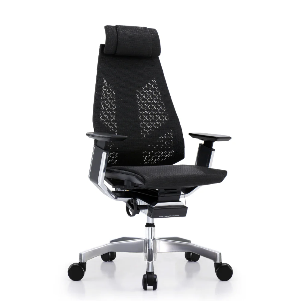 כיסא ארגונומי רשת Comfort UK Genidia שחור - Image 4