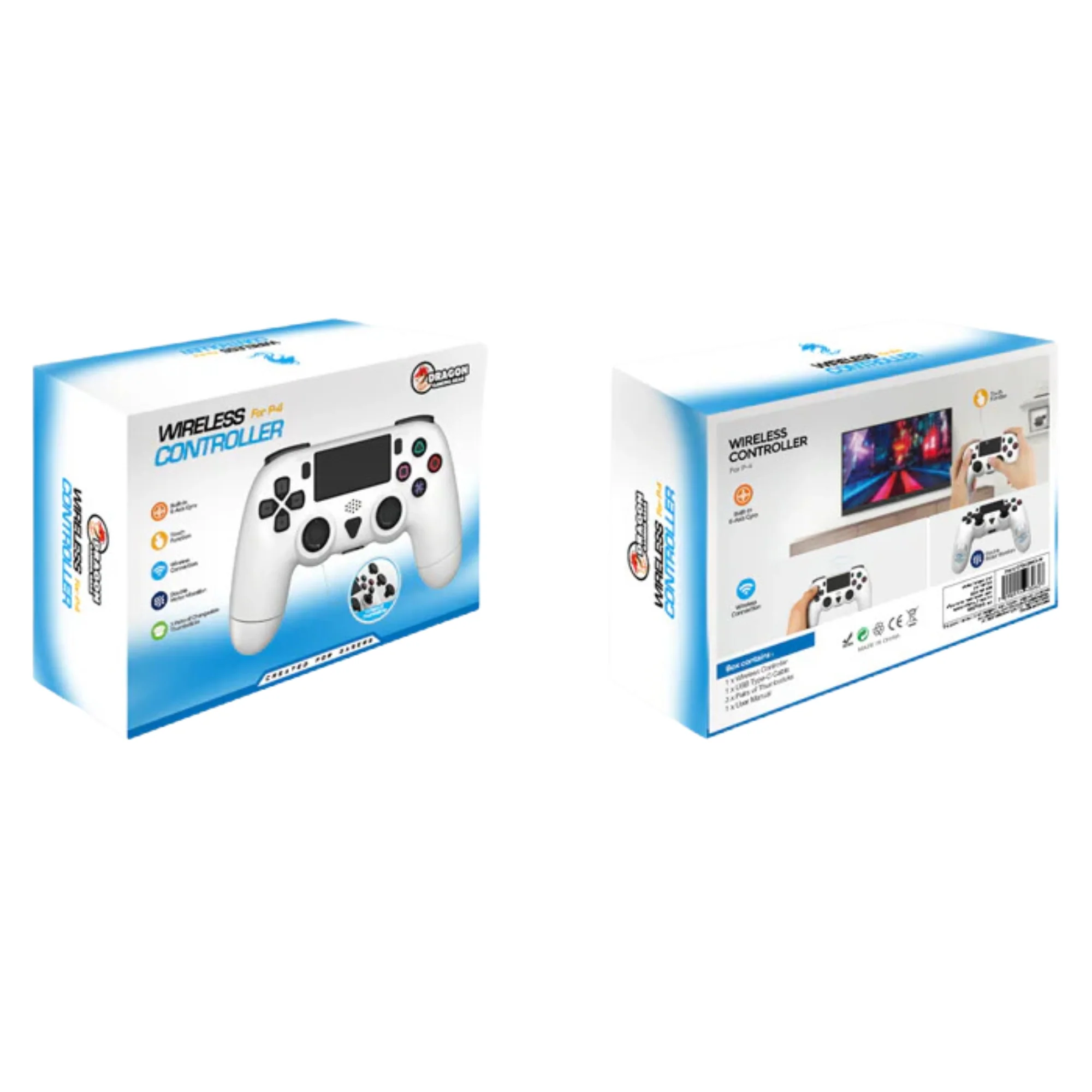 בקר אלחוטי ל-Dragon Double Shock PS4 - Image 6