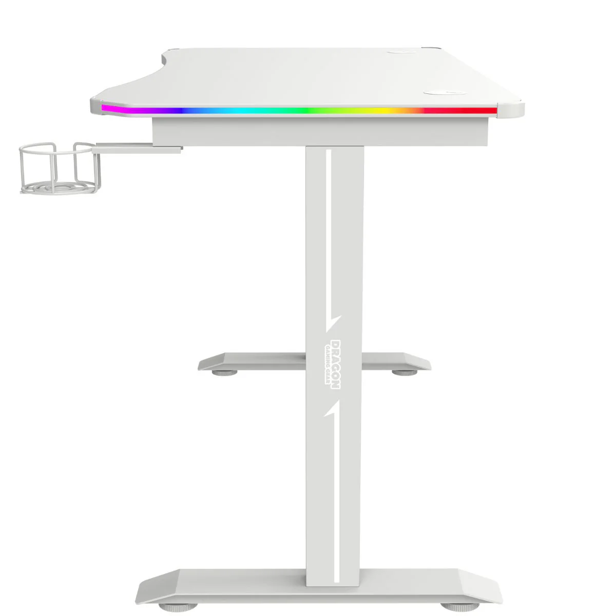 שולחן גיימינג  Dragon T5-w Rgb לבן - Image 4