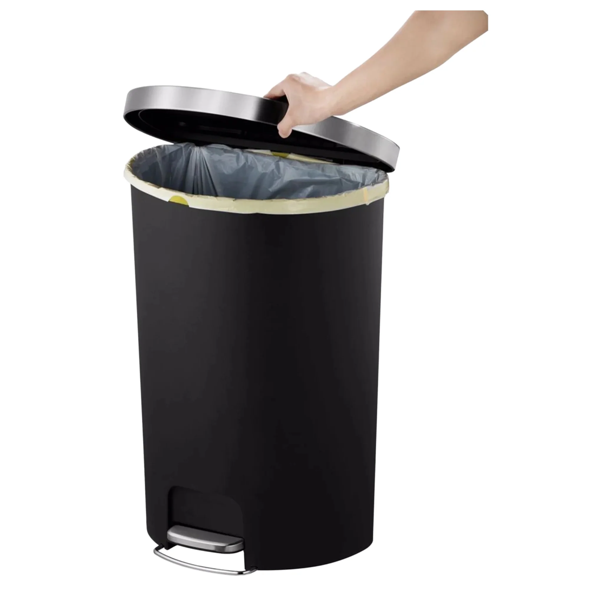 פח רגלית חצי עגול EKO Hanna Ek6221 55L - Image 7