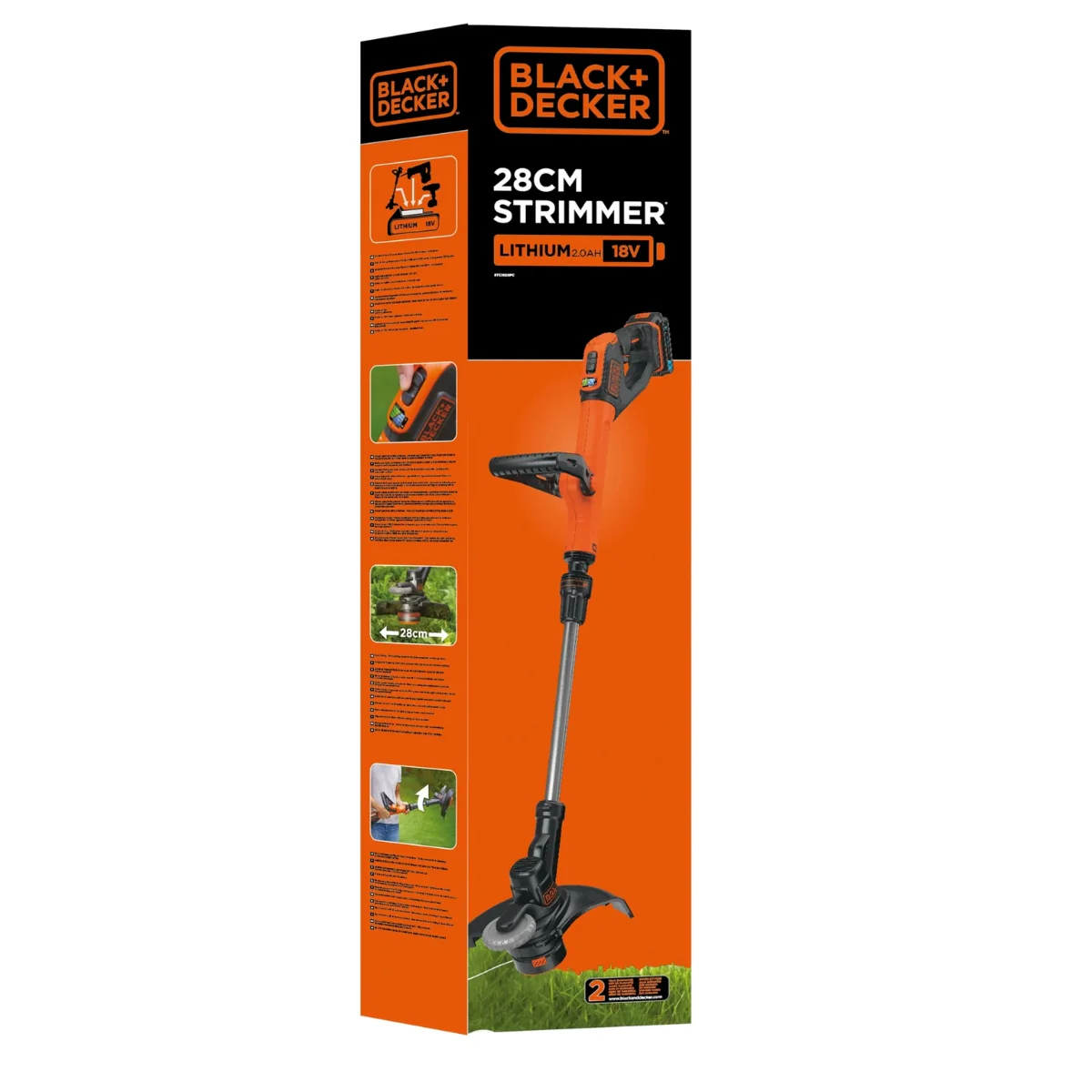חרמש אלחוטי נטען BLACK+DECKER 18V - Image 3