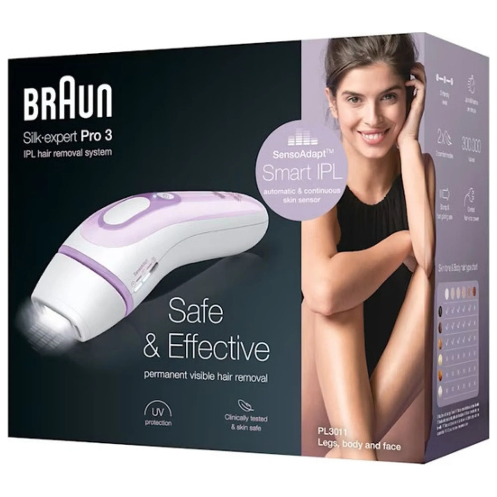 מכשיר להסרת שיער Braun Silk Expert Pro 3 PL3011 - Image 3