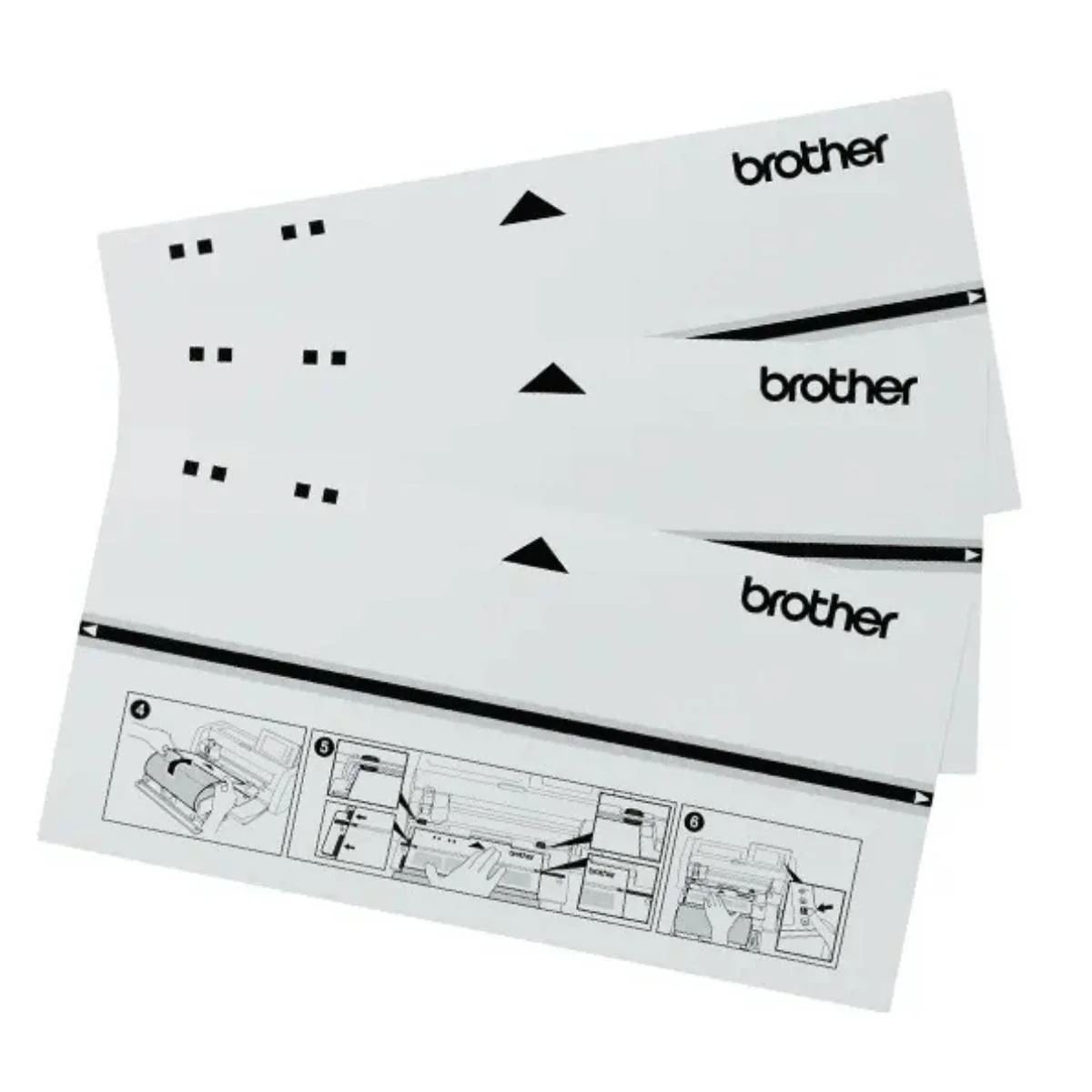 מוביל לגליל נייר Brother Roll Feeder Leader Sheet - Image 2