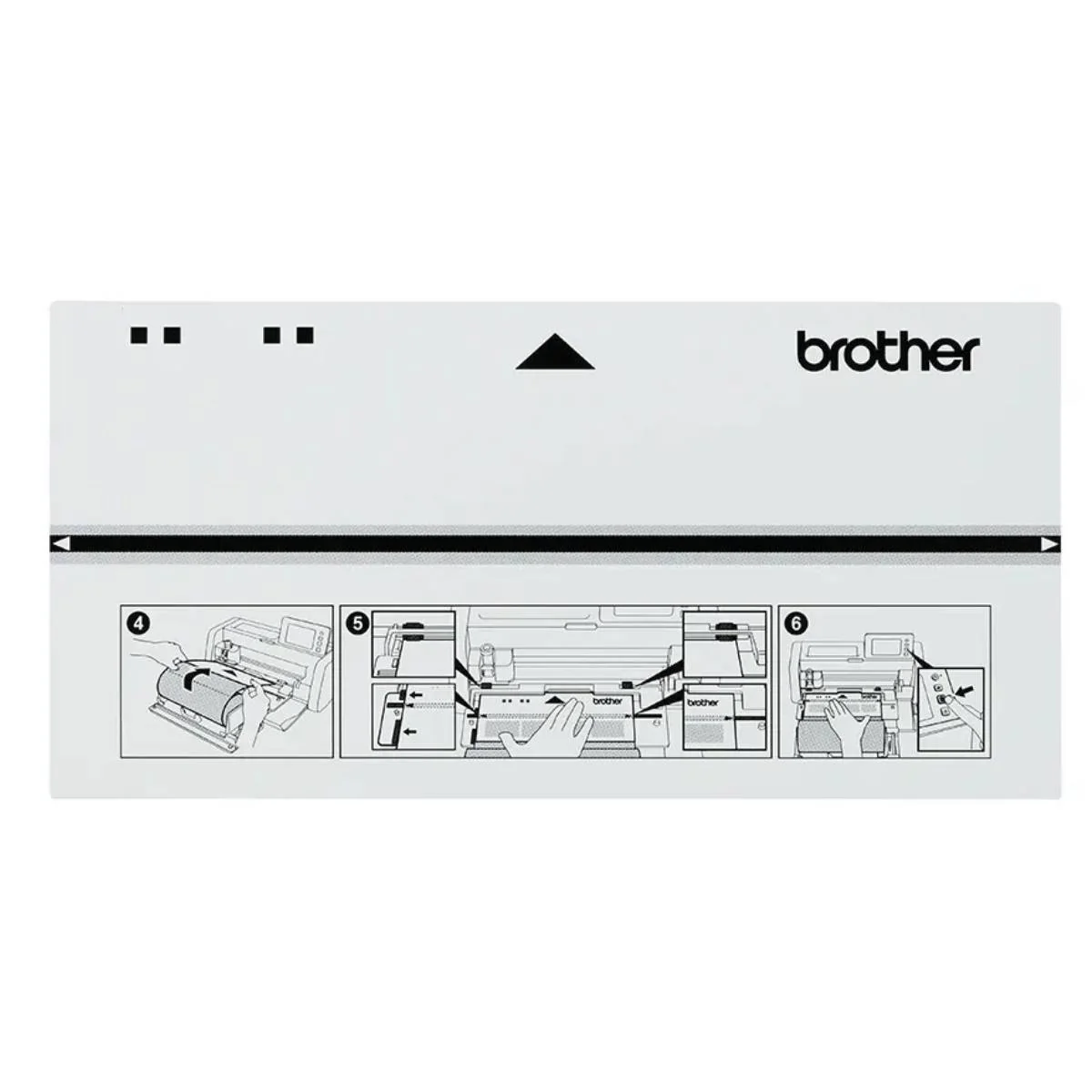 מוביל לגליל נייר Brother Roll Feeder Leader Sheet - Image 3