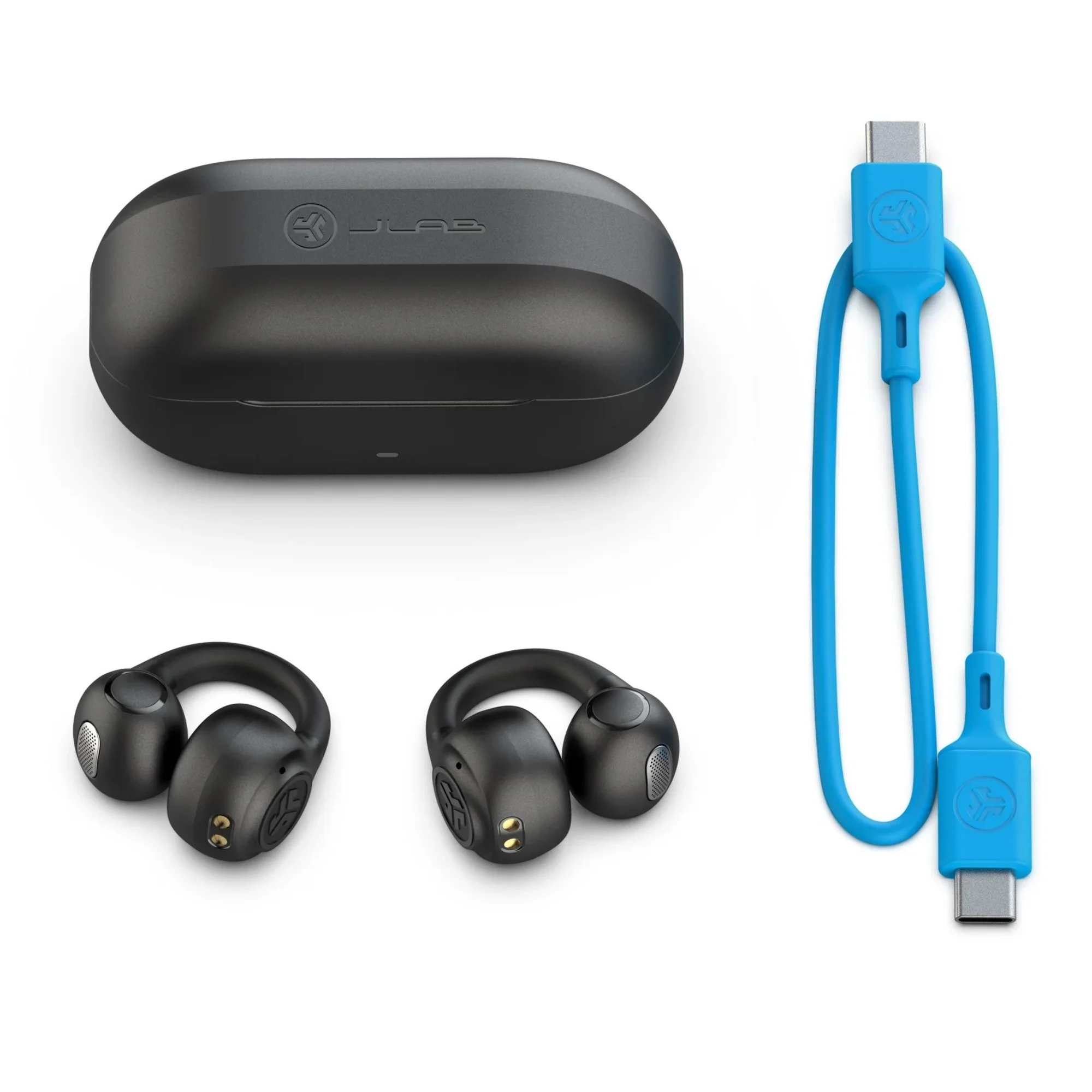 אוזניות אלחוטיות Flex Open Air Clip שחור JLAB - Image 2