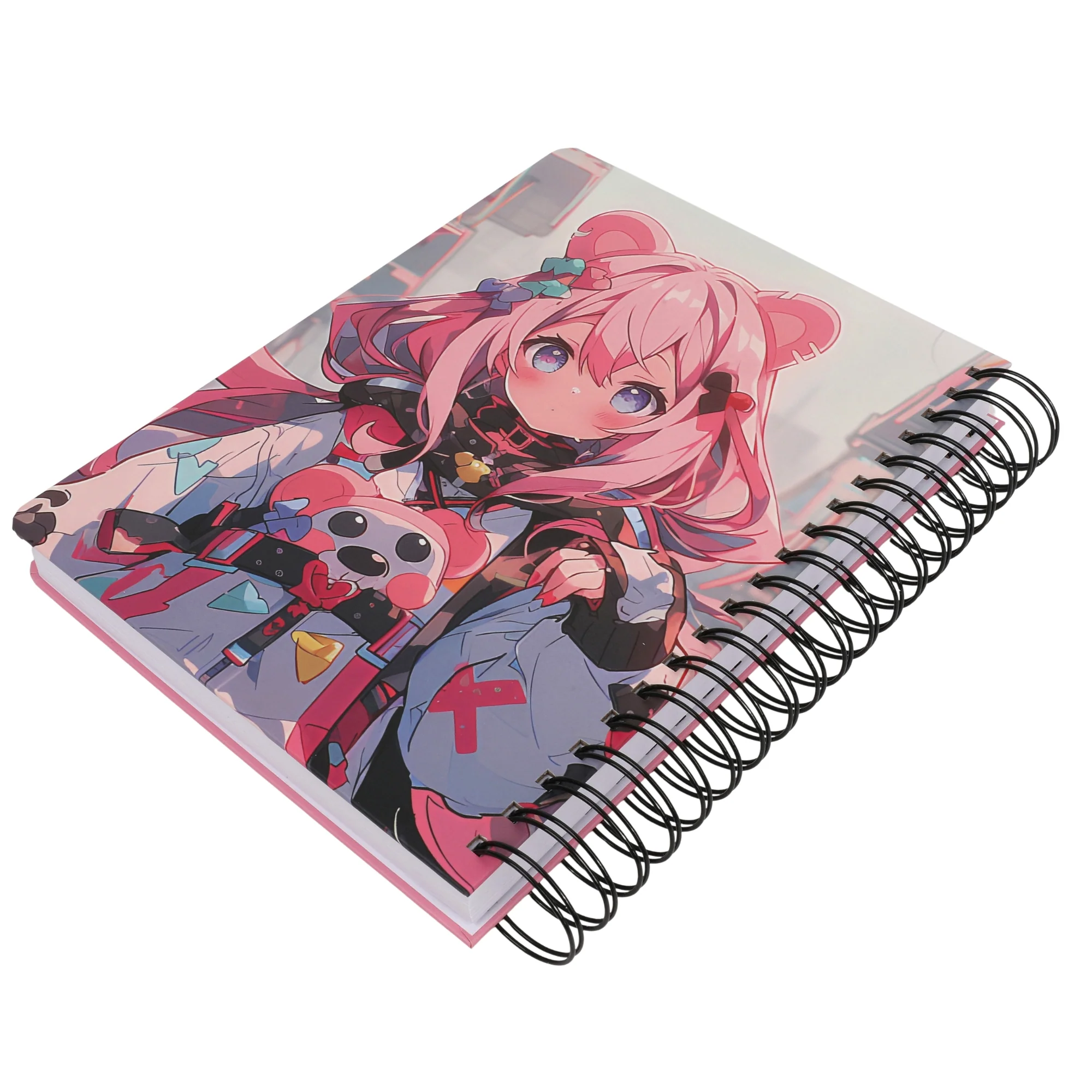 מחברת שורה כריכה PP ספירלה B5 Anime Girl - Image 2