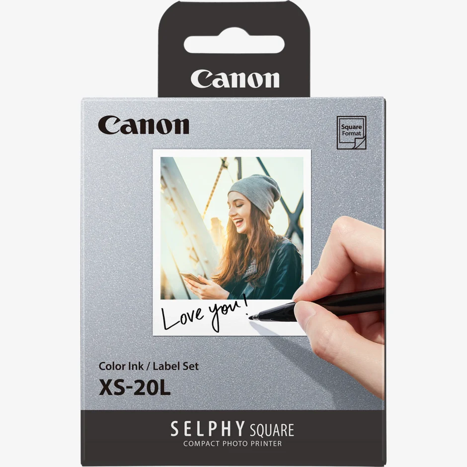ערכת דיו צבעוני + 20 ניירות הדפסה Canon XS-20L