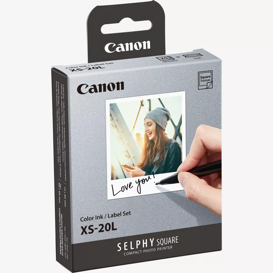 ערכת דיו צבעוני + 20 ניירות הדפסה Canon XS-20L - Image 2