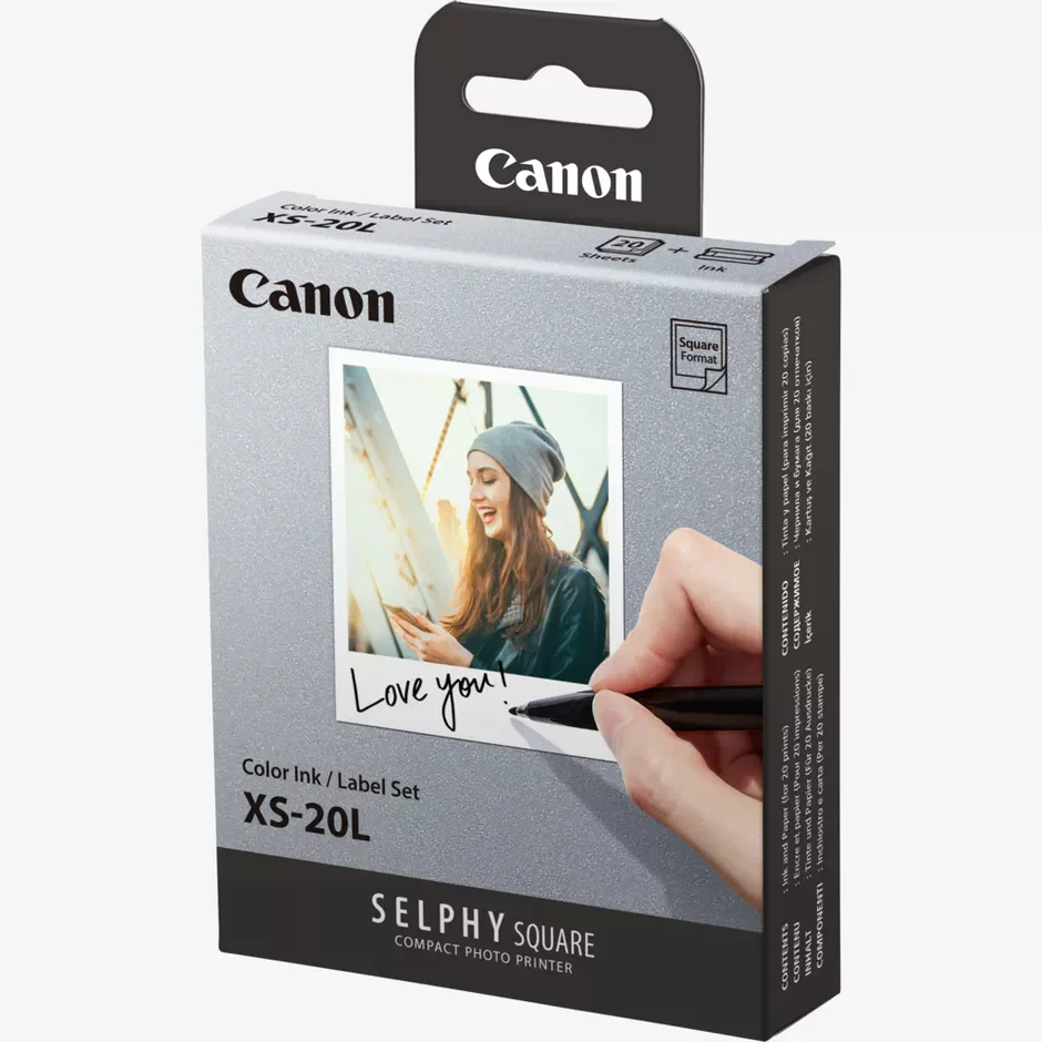 ערכת דיו צבעוני + 20 ניירות הדפסה Canon XS-20L - Image 3