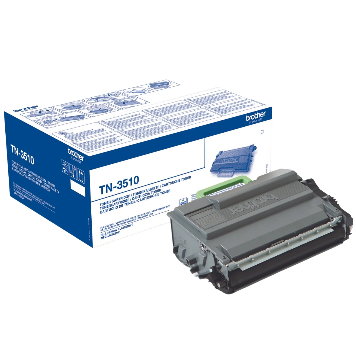 טונר שחור Brother TN3510