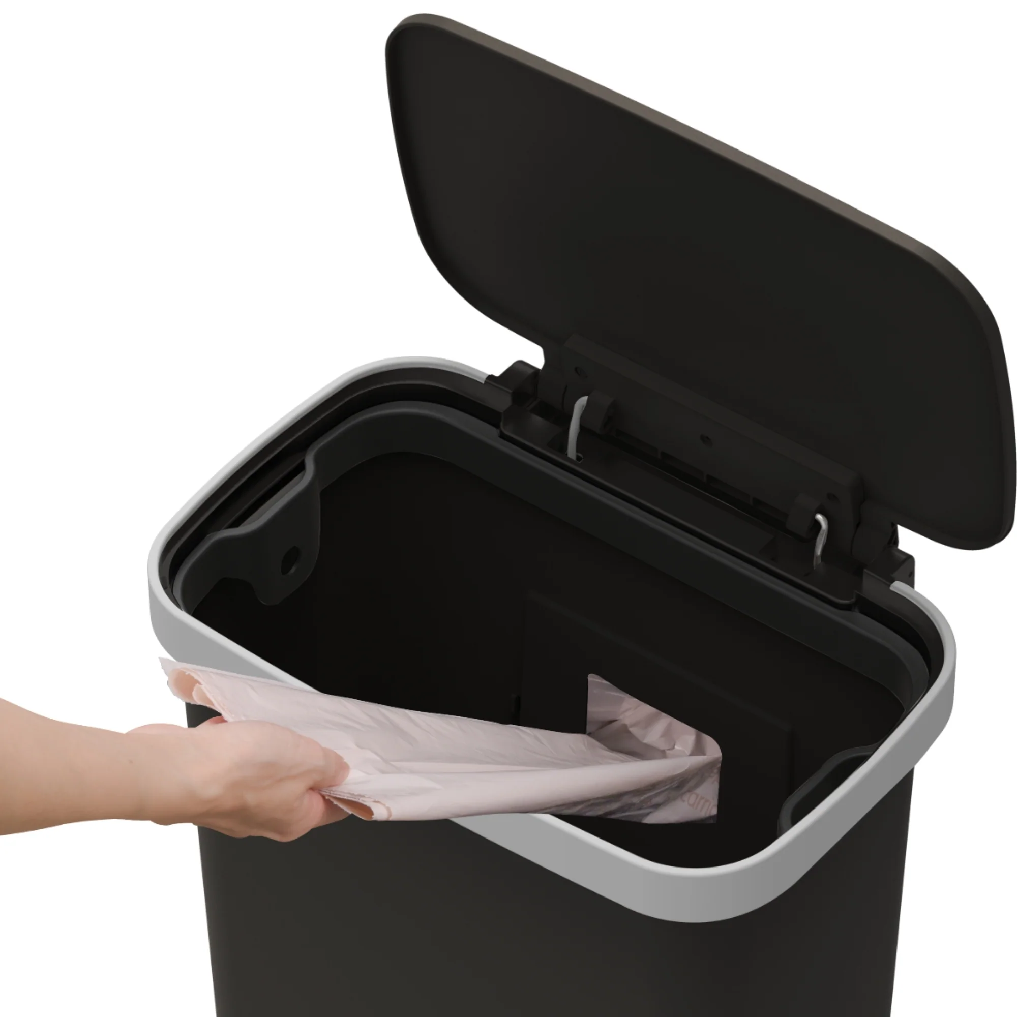 פח דוושה פלסטיק Buona Casa Vicenza 50L - Image 16