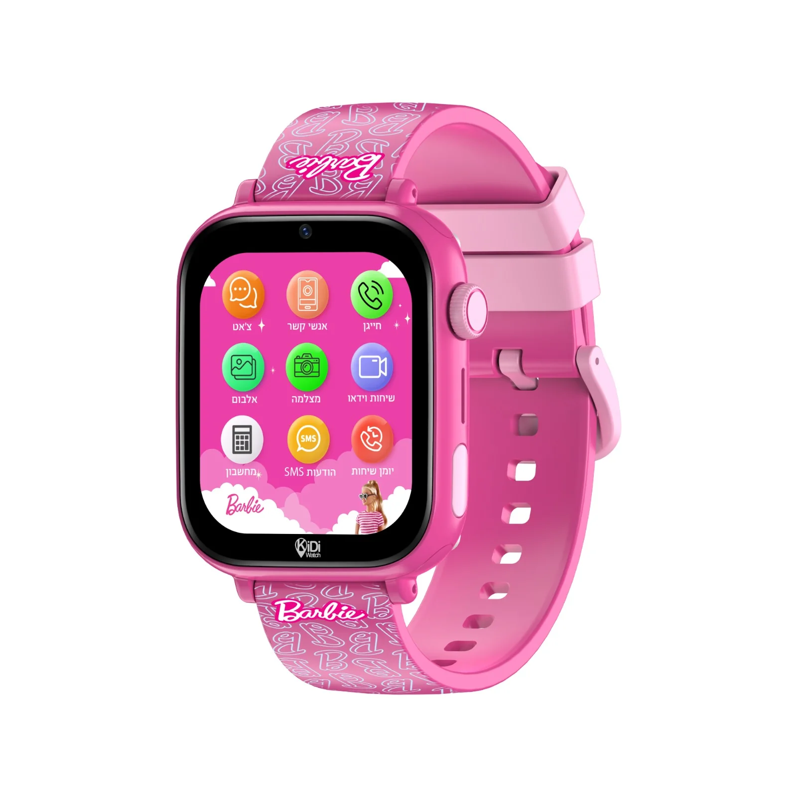 שעון חכם לילדים KidiWatch Friends Barbie (2026) 4G שנה אחריות ע"י היבואן הרשמי - Image 2