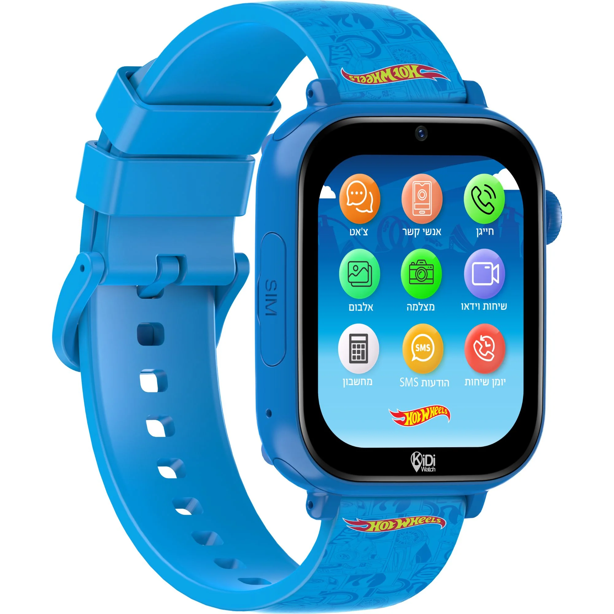 שעון חכם לילדים KidiWatch Friends Hot Wheels (2026) 4G שנה אחריות ע"י היבואן הרשמי - Image 3