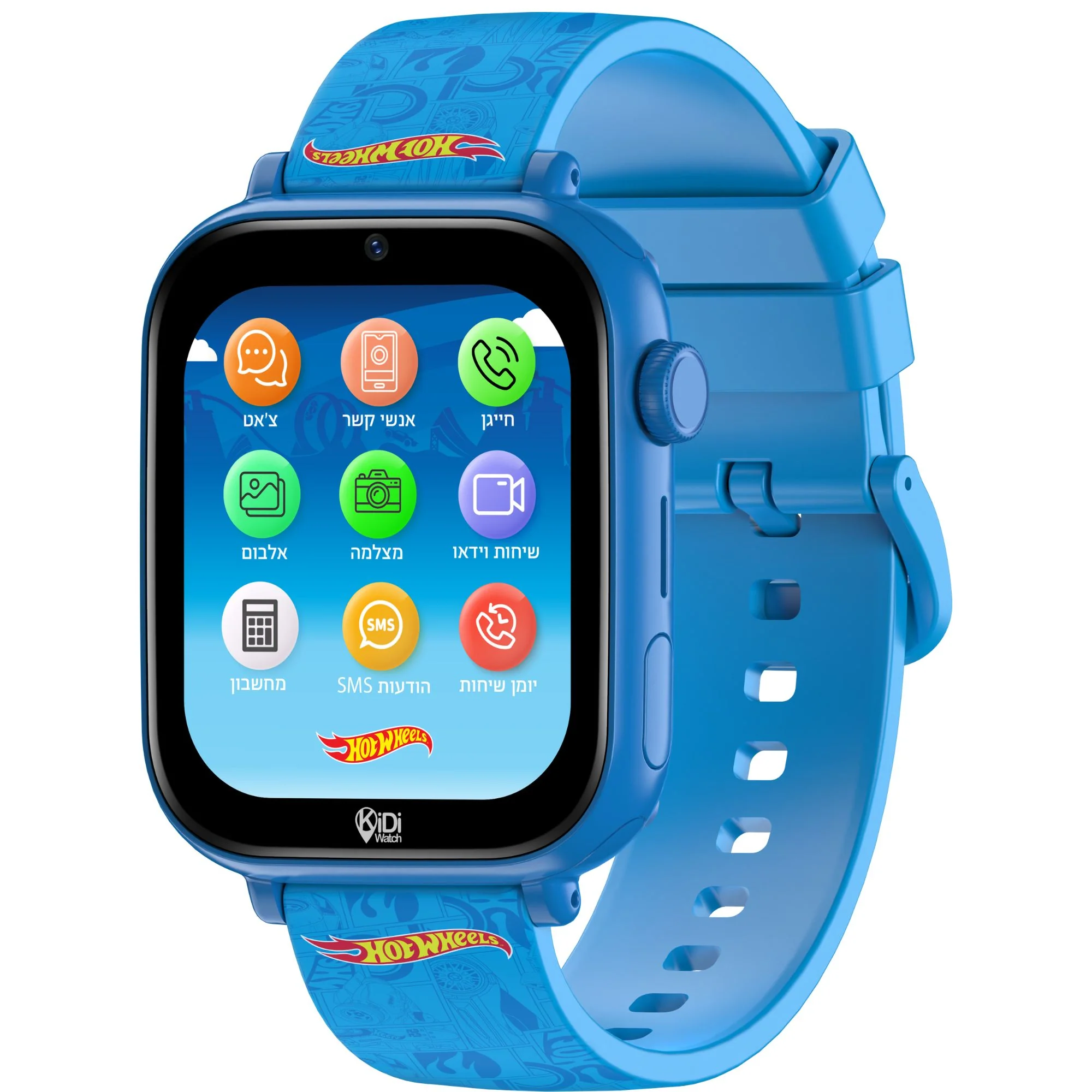 שעון חכם לילדים KidiWatch Friends Hot Wheels (2026) 4G שנה אחריות ע"י היבואן הרשמי - Image 4