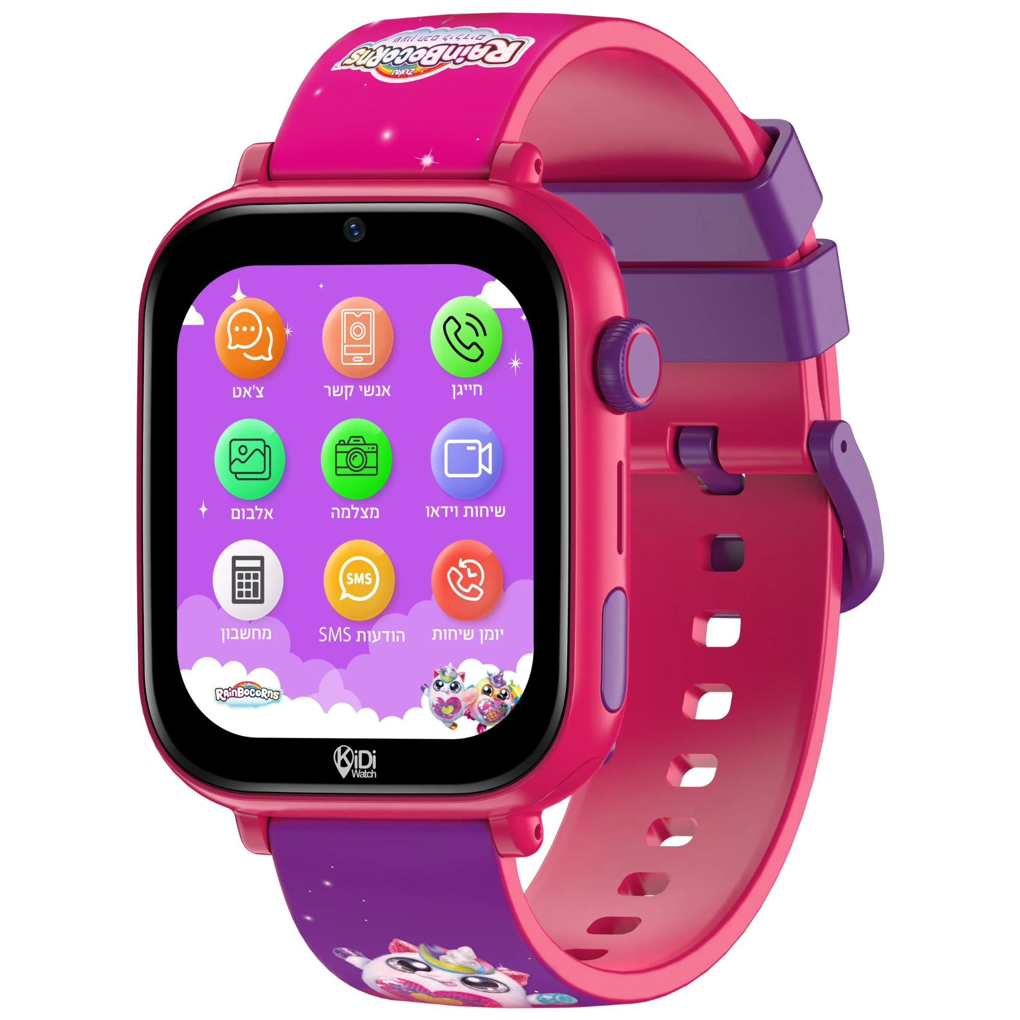 שעון חכם לילדים KidiWatch Friends Rainbocorns (2026) 4G שנה אחריות ע"י היבואן הרשמי - Image 3