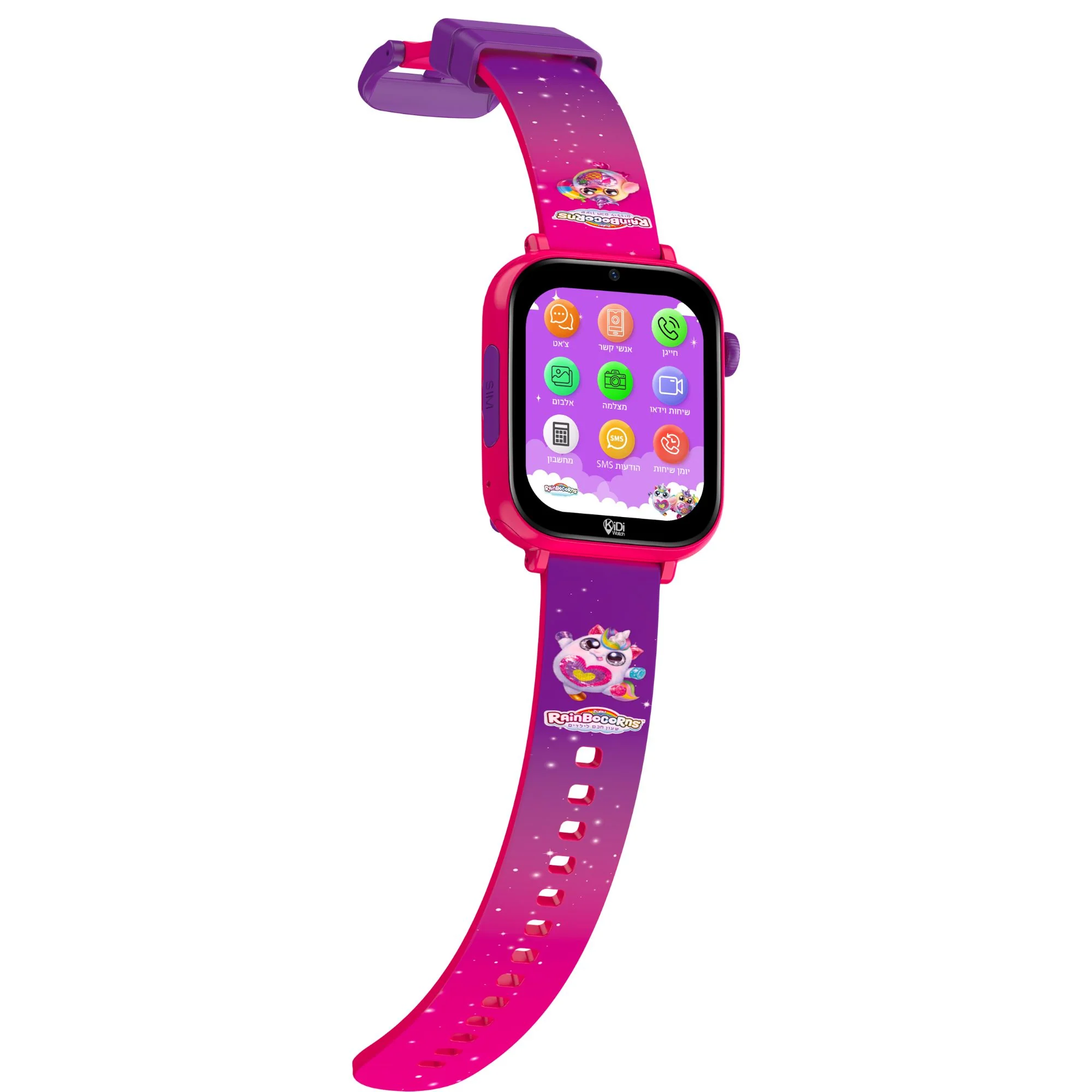 שעון חכם לילדים KidiWatch Friends Rainbocorns (2026) 4G שנה אחריות ע"י היבואן הרשמי - Image 5