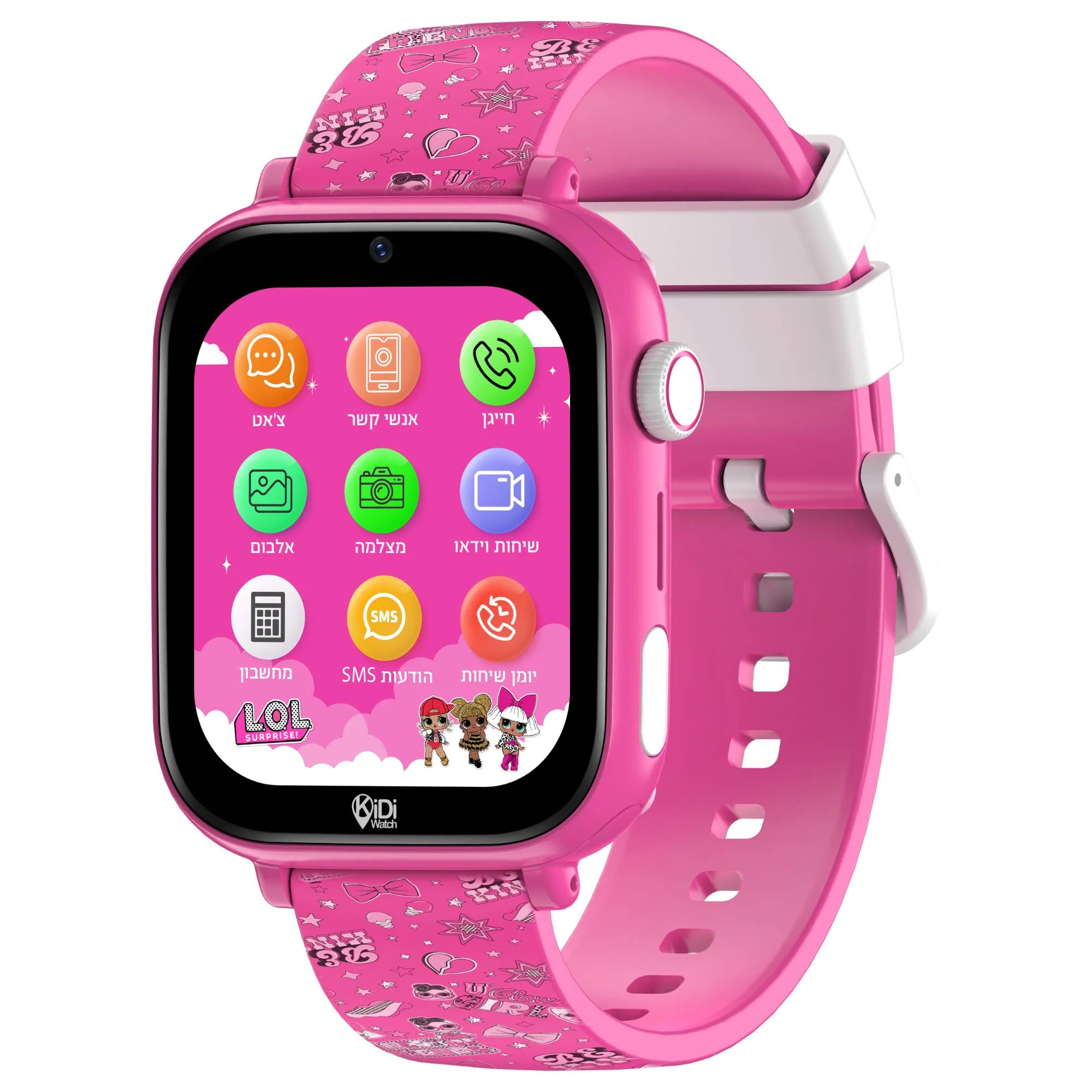 שעון חכם לילדים KidiWatch Friends LOL (2026) 4G שנה אחריות ע"י היבואן הרשמי - Image 4
