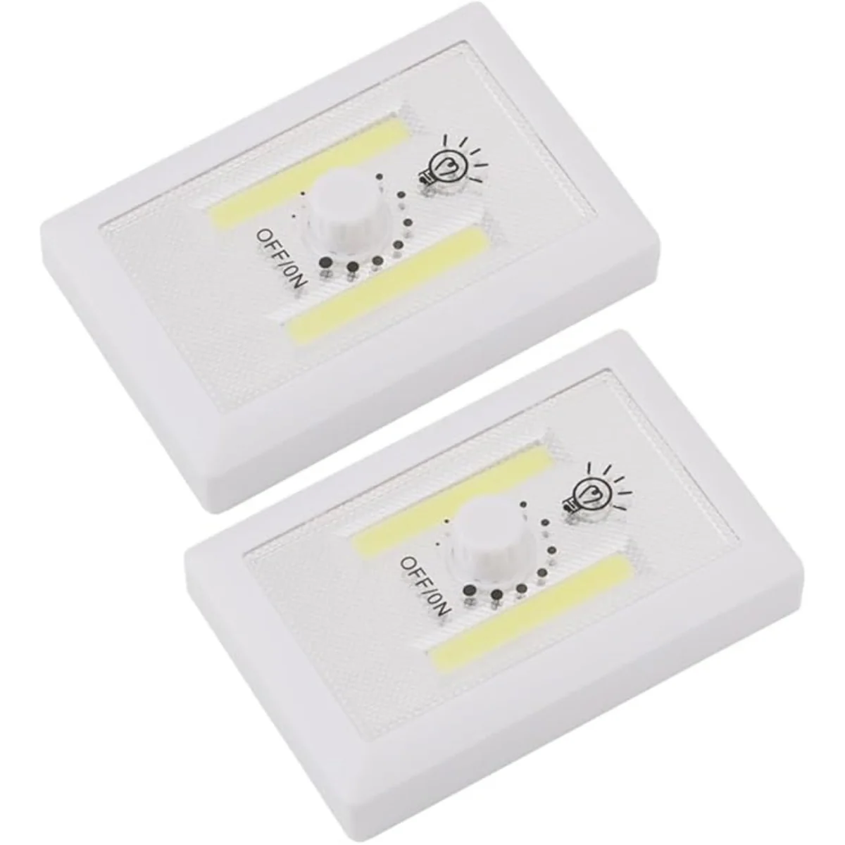 מתג תאורה+עמעם 6w כולל סוללות Omega - Image 2