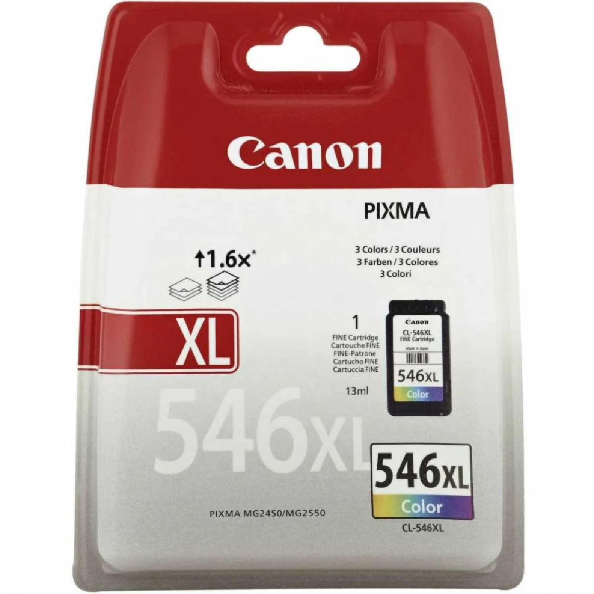 ראש דיו צבעוני Canon CL-546XL