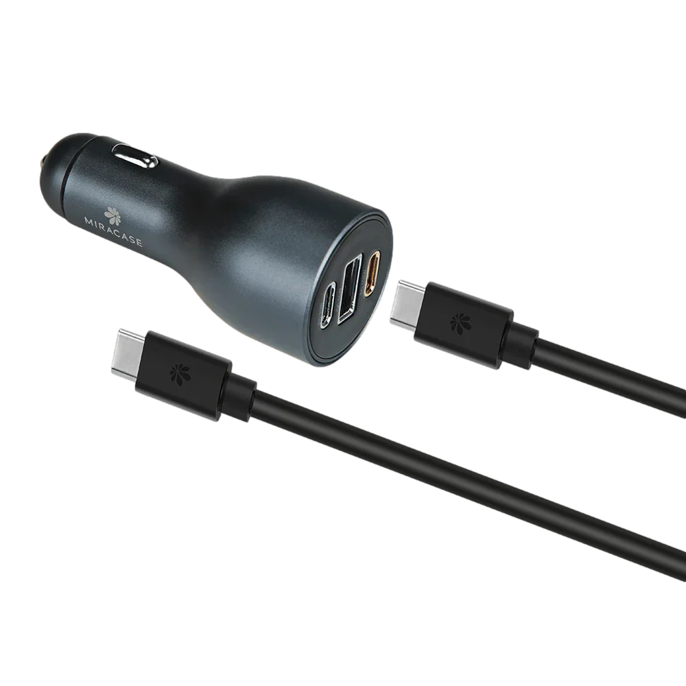 מטען לרכב מהיר 120W+ כבלType c-Type c Miracase