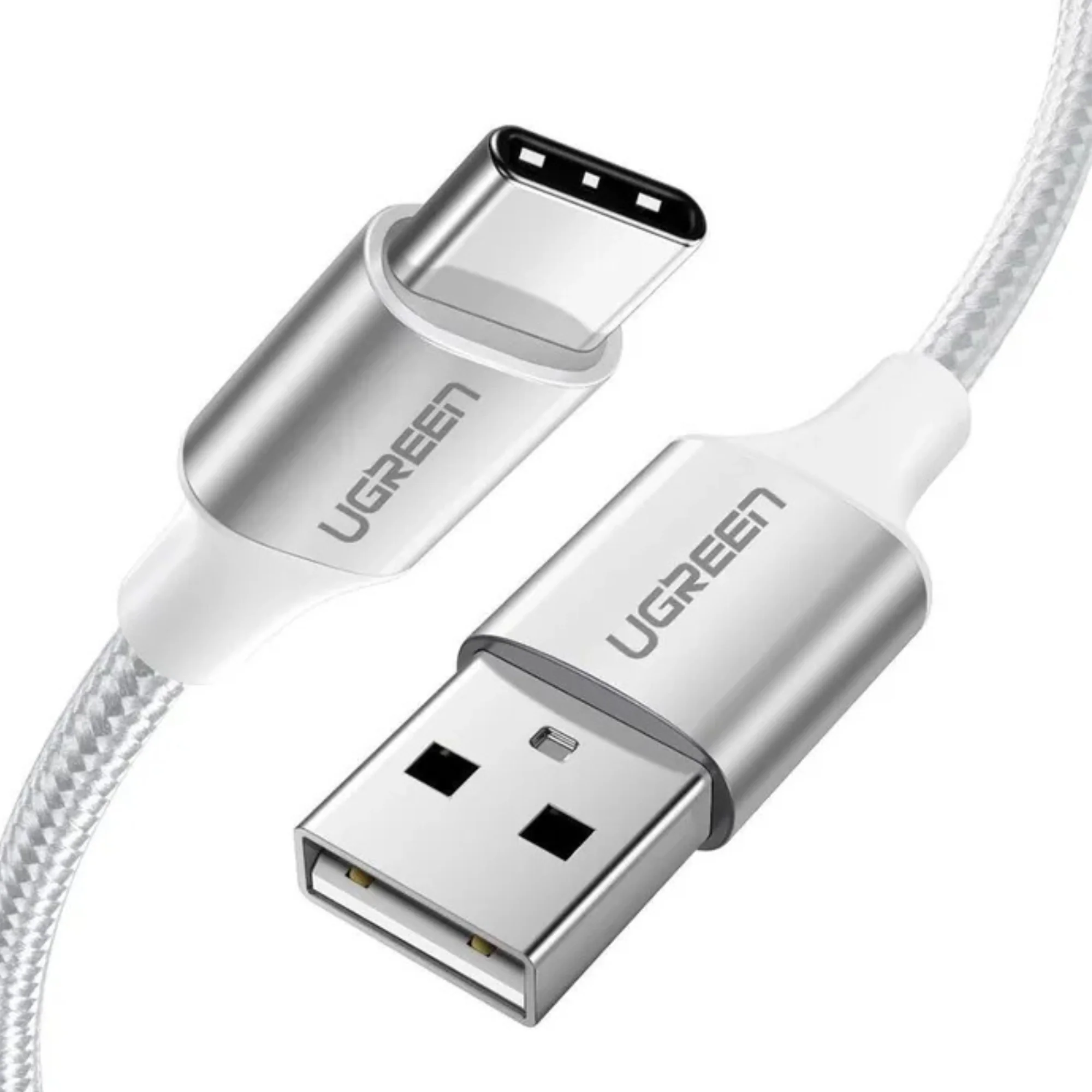 כבל סנכרון לבן Ugreen 1M USB-A to Type-C