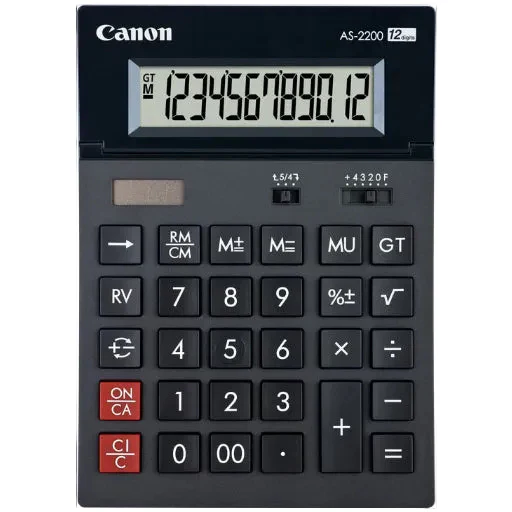 מחשבון שולחני Canon Calculator AS-2200