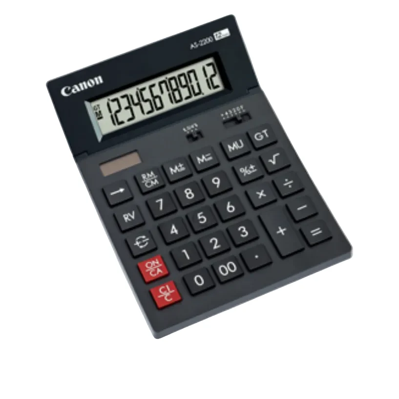מחשבון שולחני Canon Calculator AS-2200 - Image 2