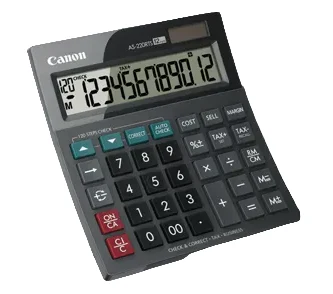מחשבון שולחני Canon Calculator AS-220RTS - Image 2