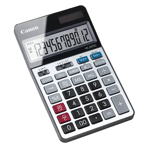 מחשבון שולחני Canon Calculator HS-20TSC - Image 2
